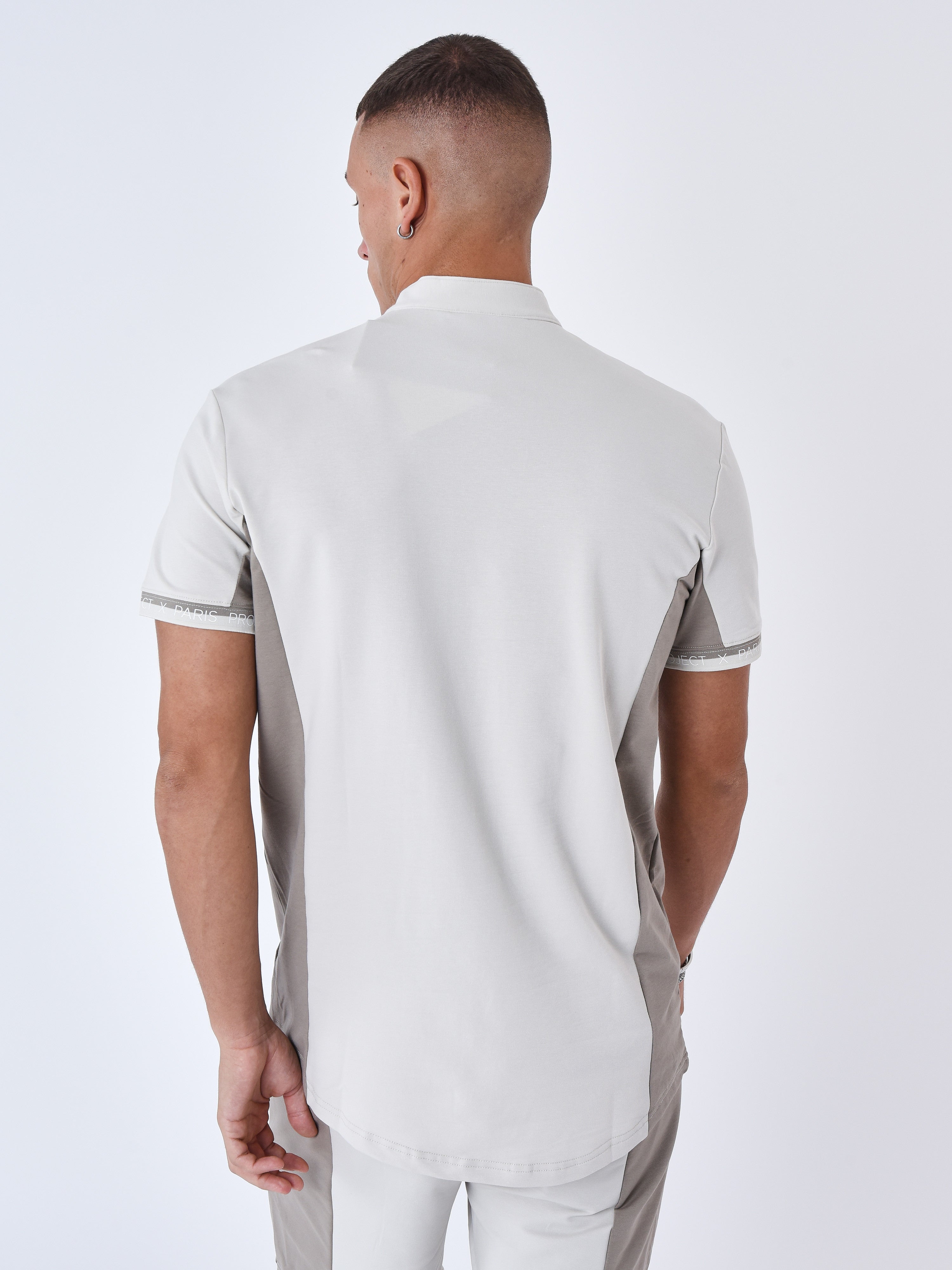 Camisa cuello mao bicolor-5