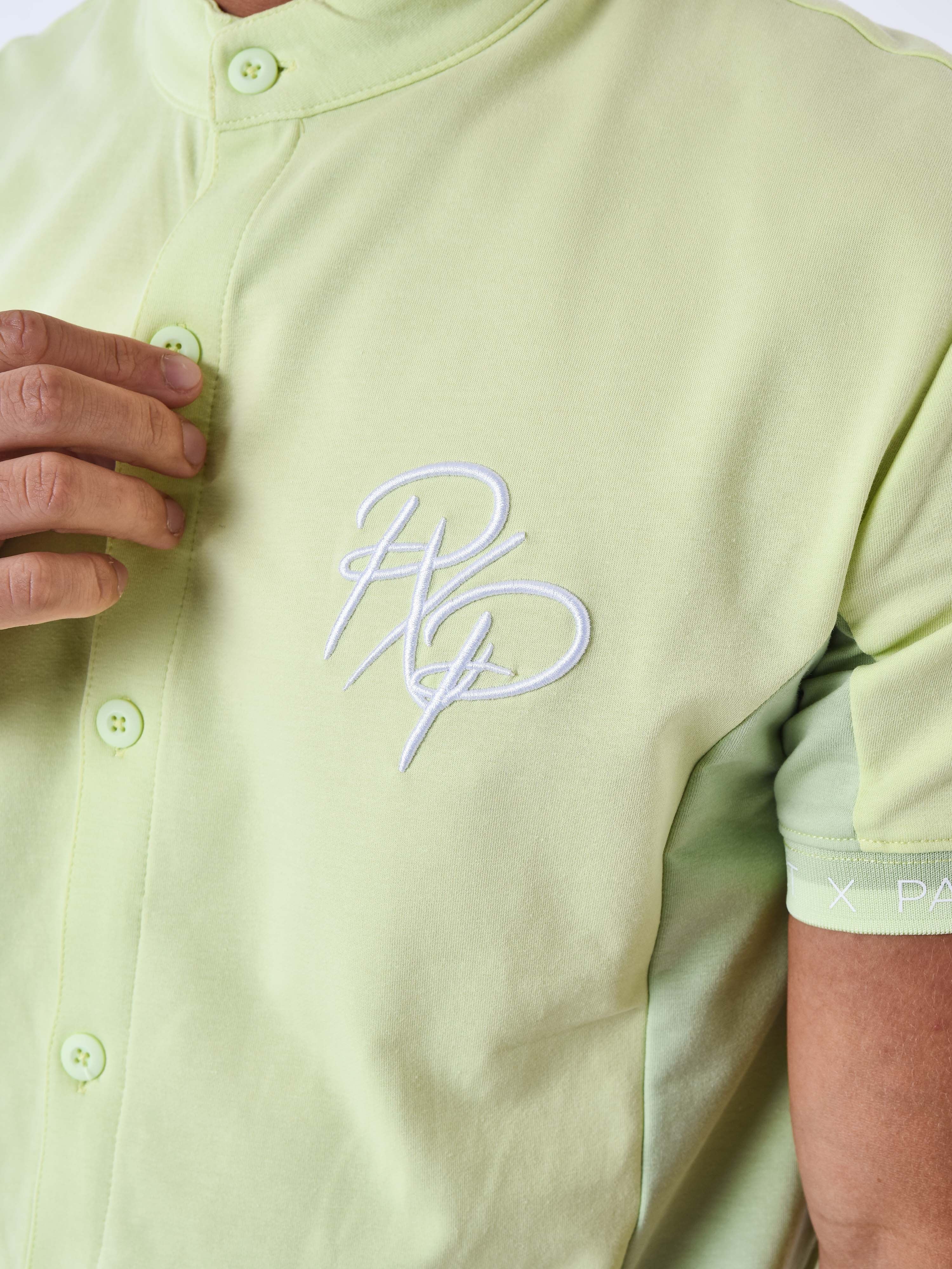 Hemd met bicolor Mao-kraag-6