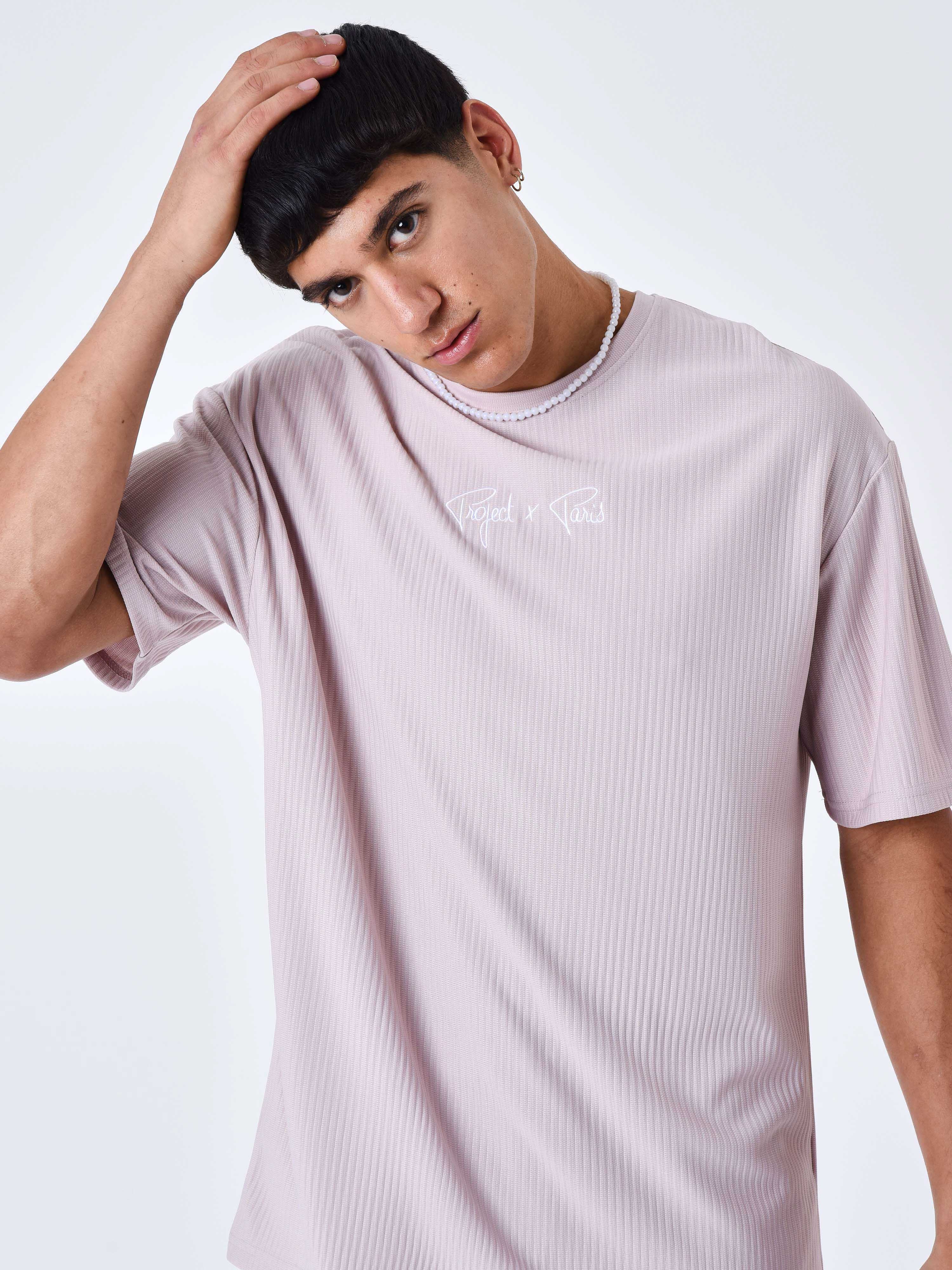 Textured plain T-shirt-1