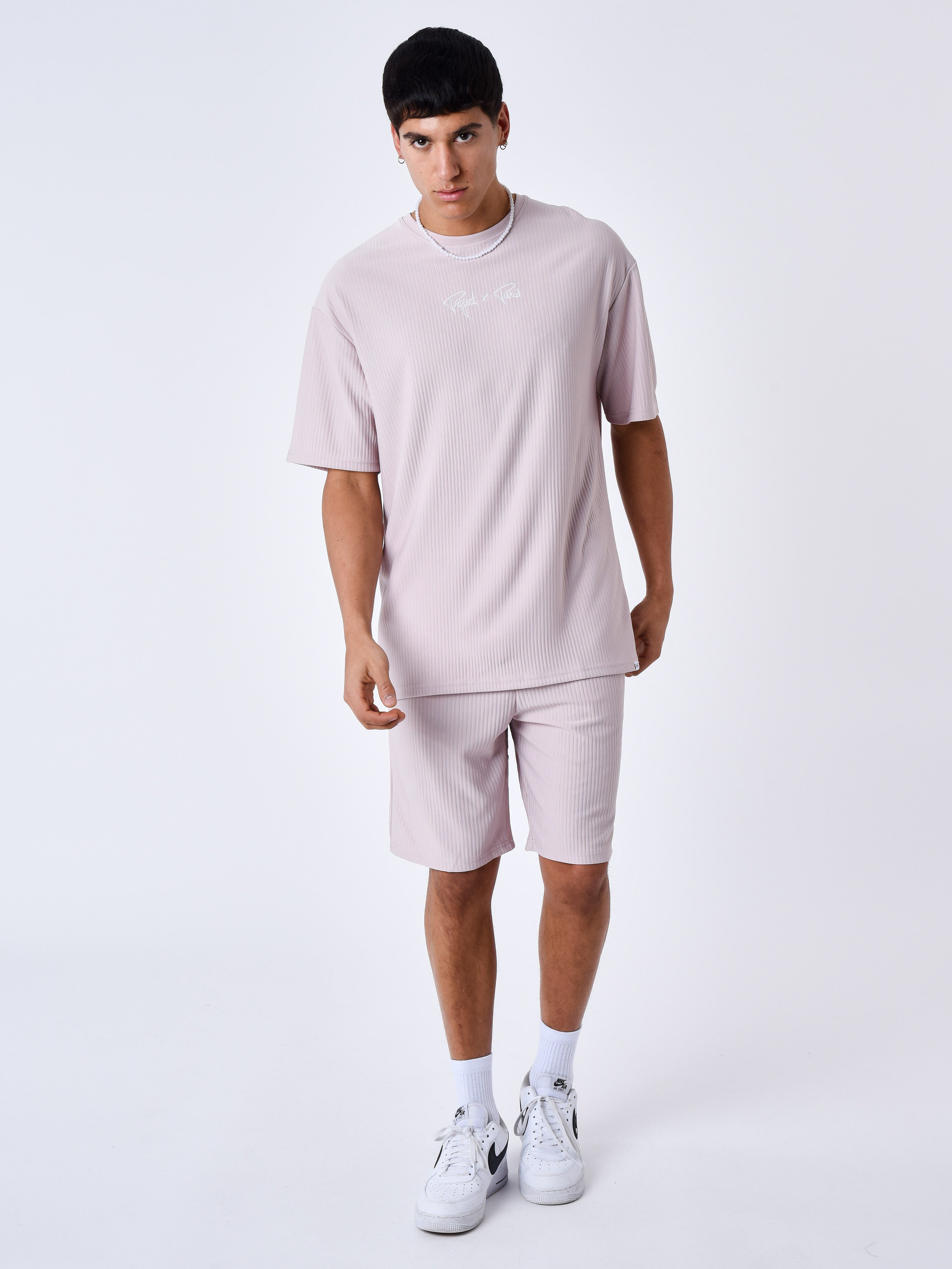 Textured plain T-shirt-4
