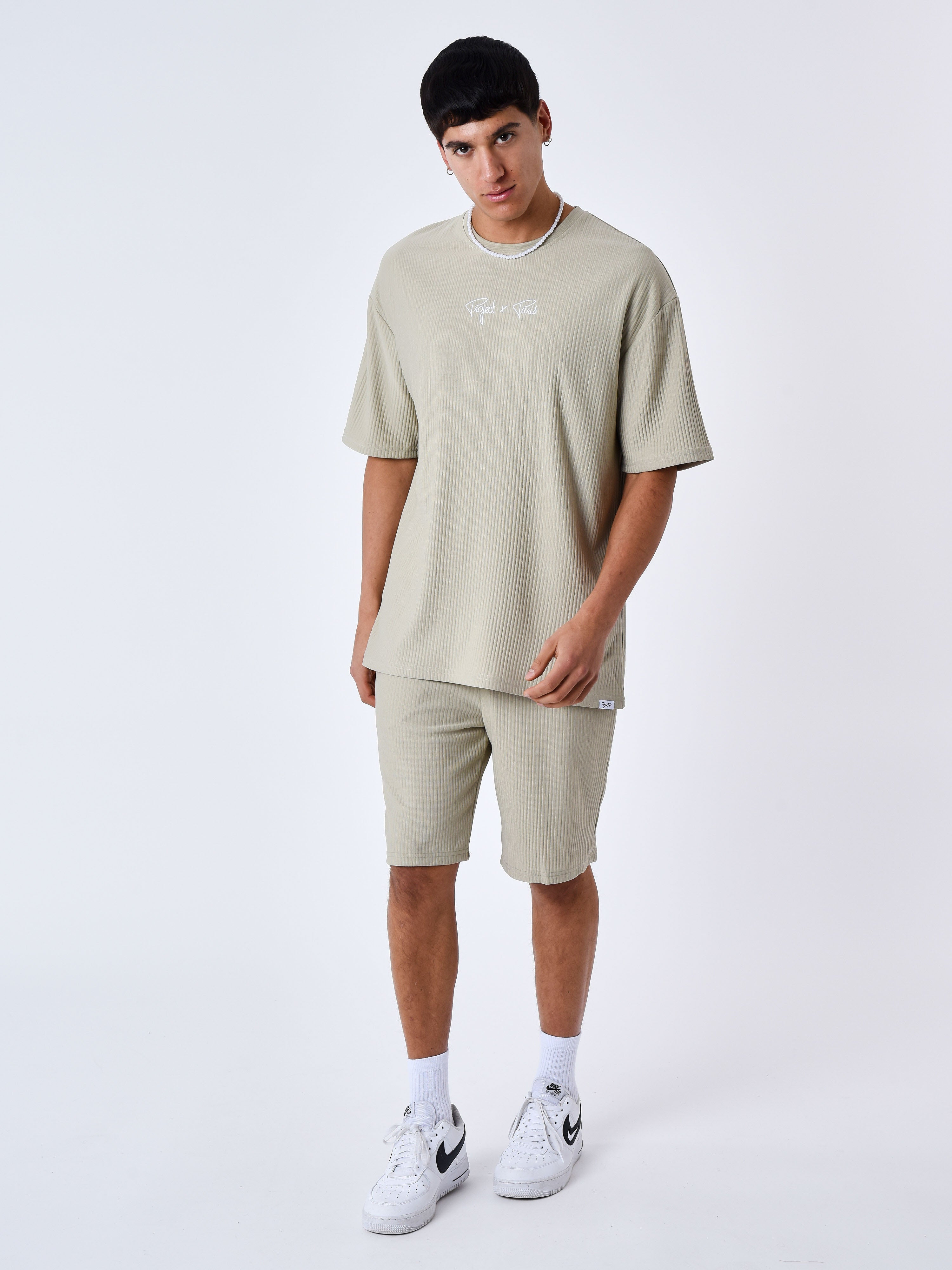 Textured plain T-shirt-3