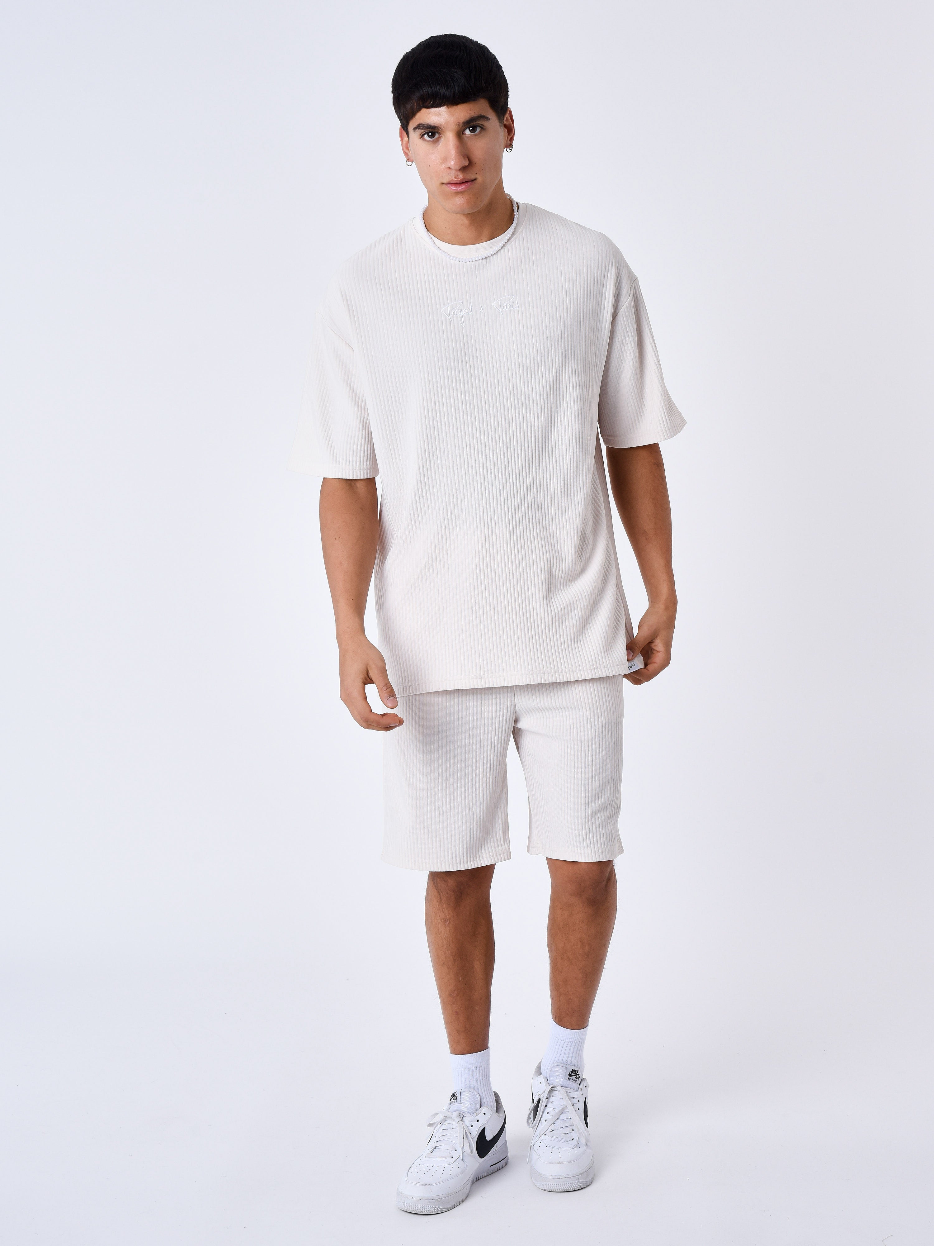 Textured plain T-shirt-4