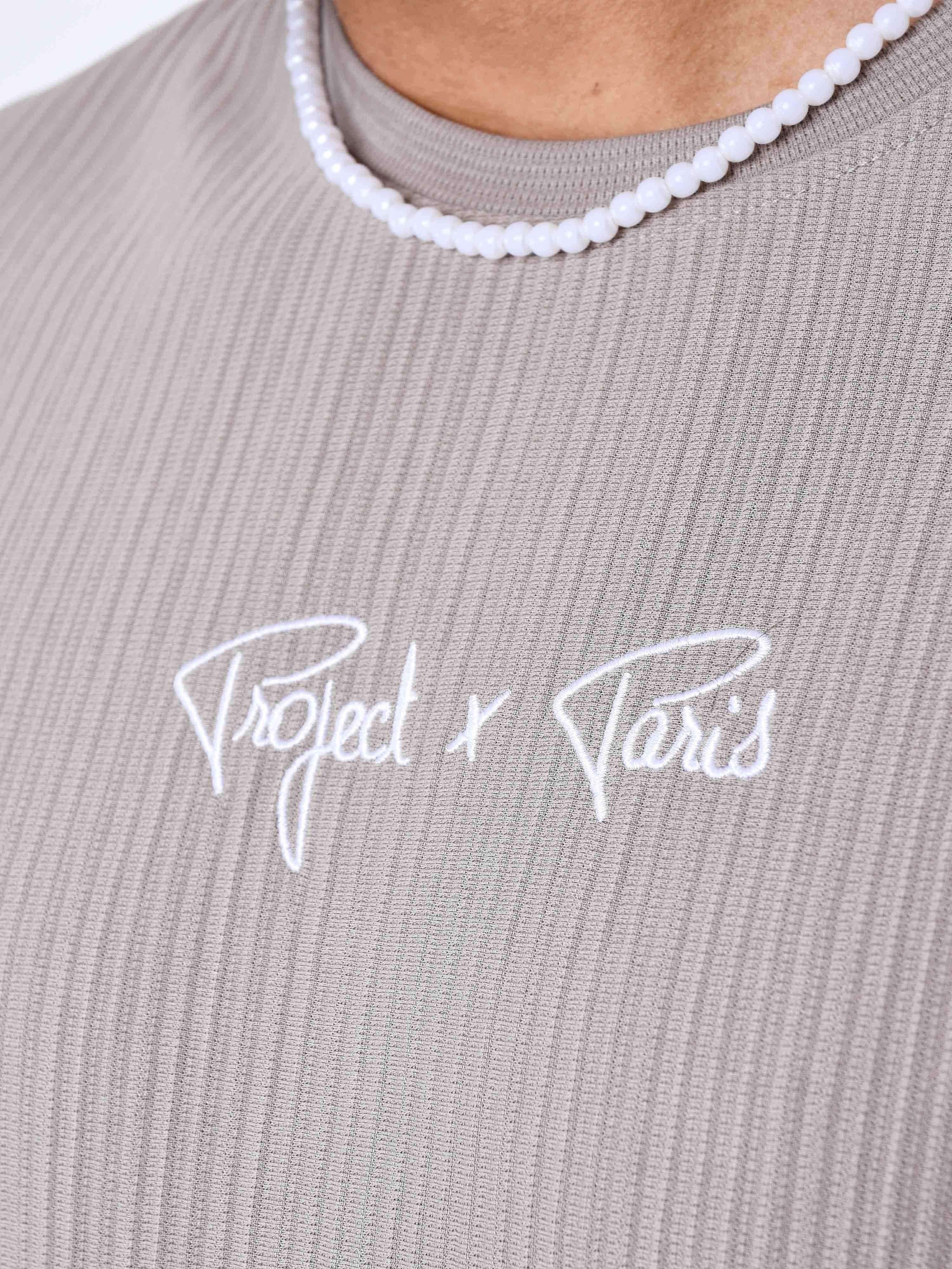 Textured plain T-shirt-6