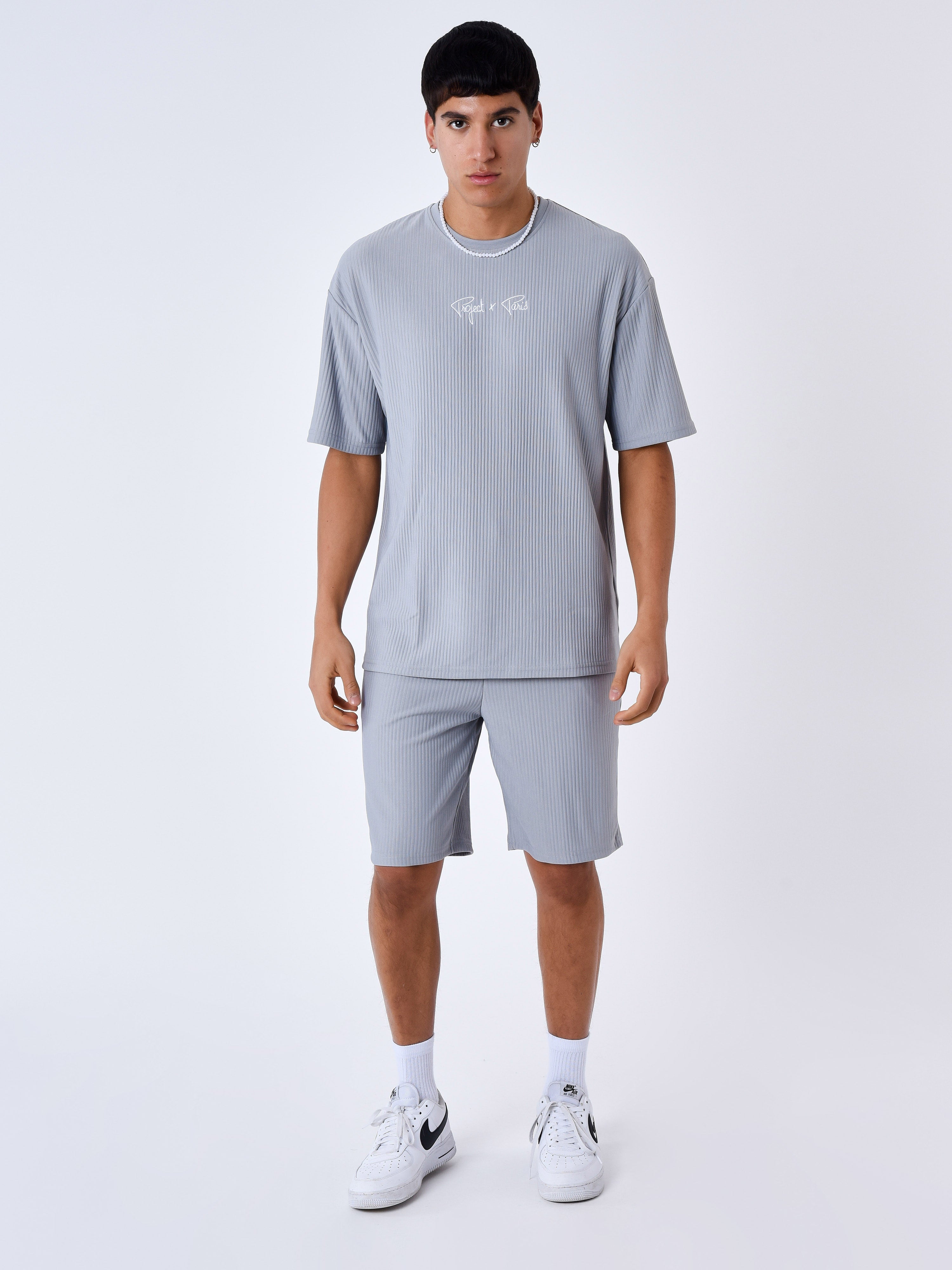 Textured plain T-shirt-15