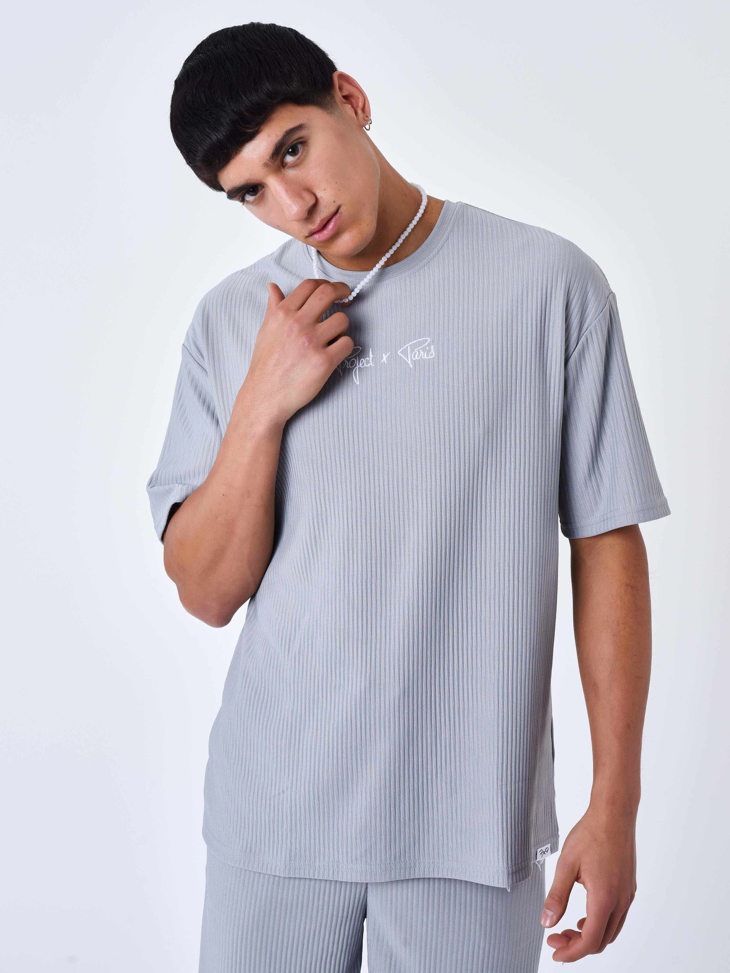 Textured plain T-shirt-13