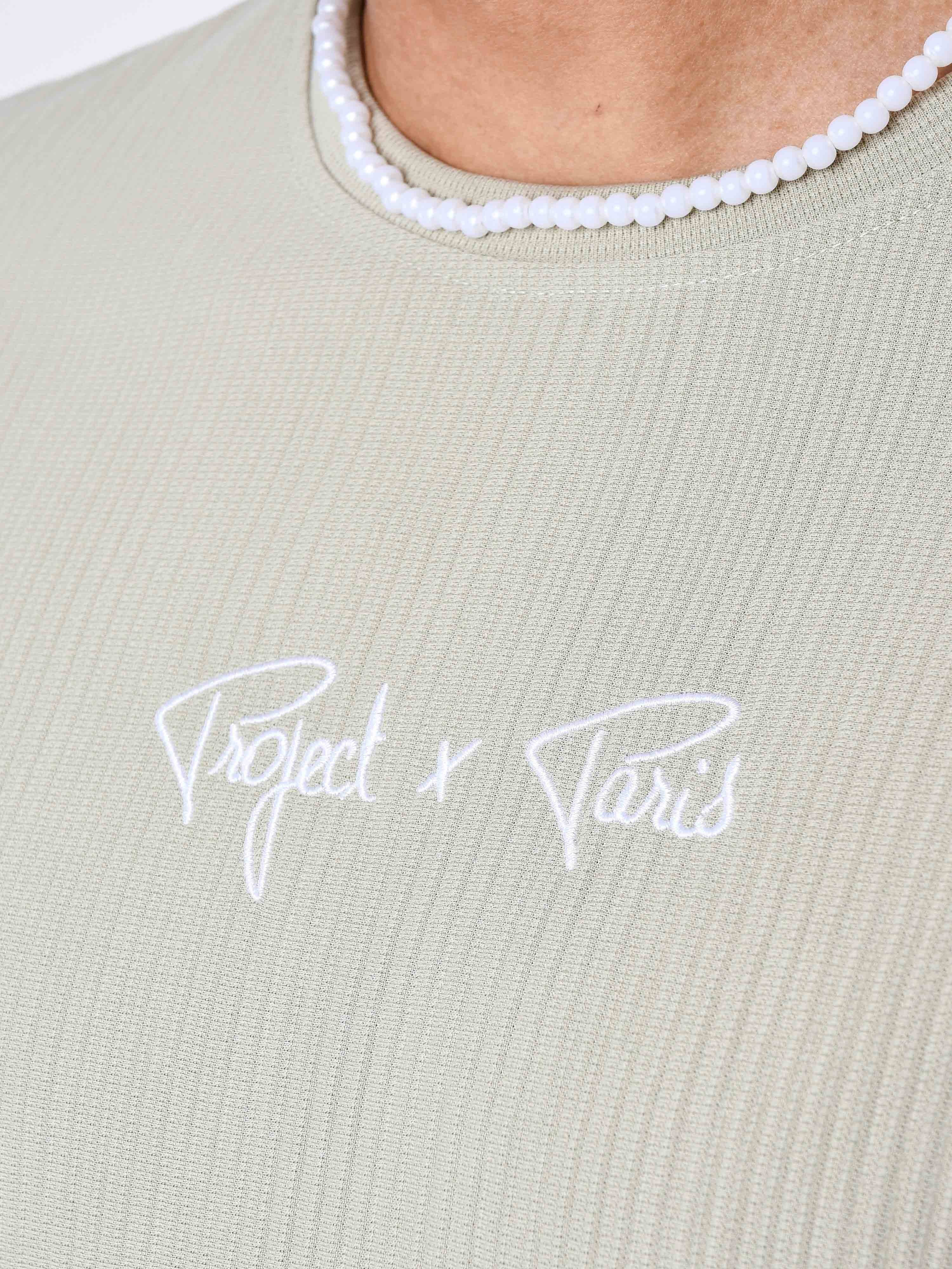 Textured plain T-shirt-6