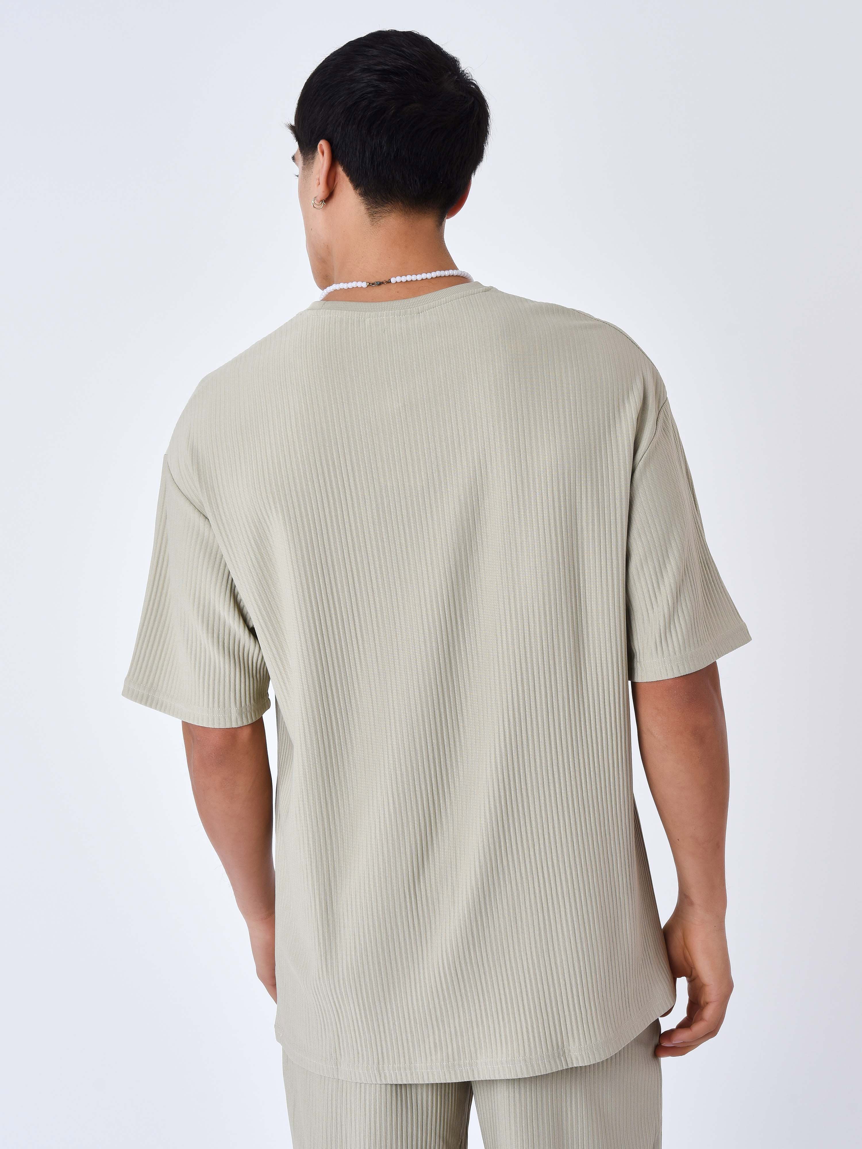 Textured plain T-shirt-29