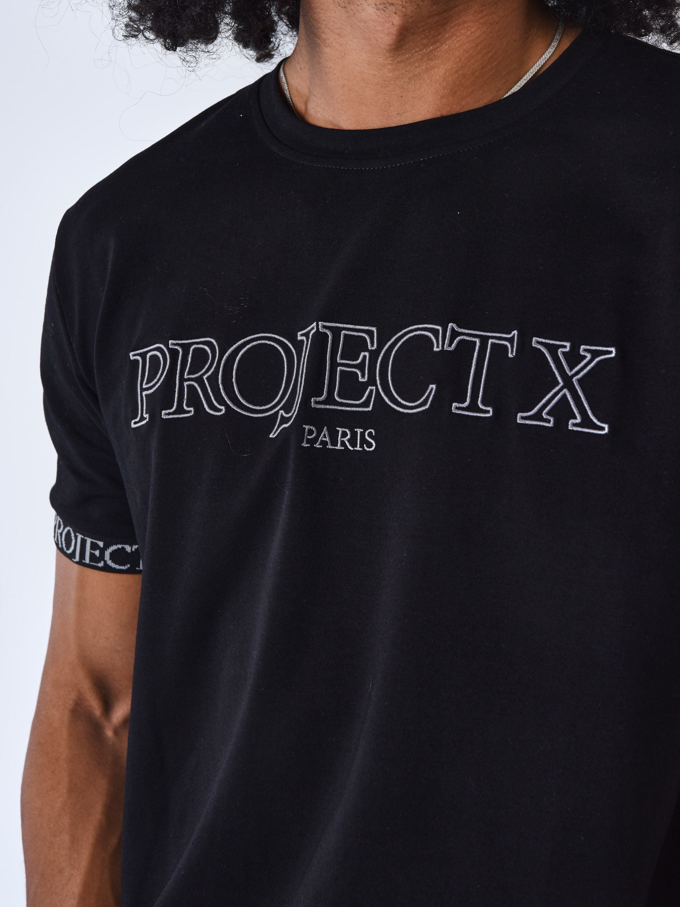 T-shirt broderie Contour-6