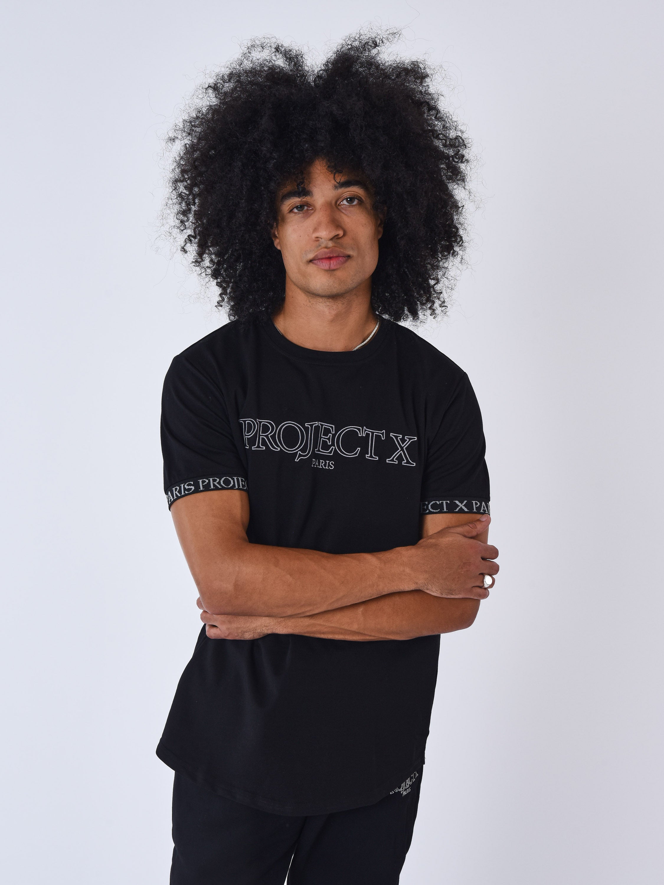 T-shirt broderie Contour-1