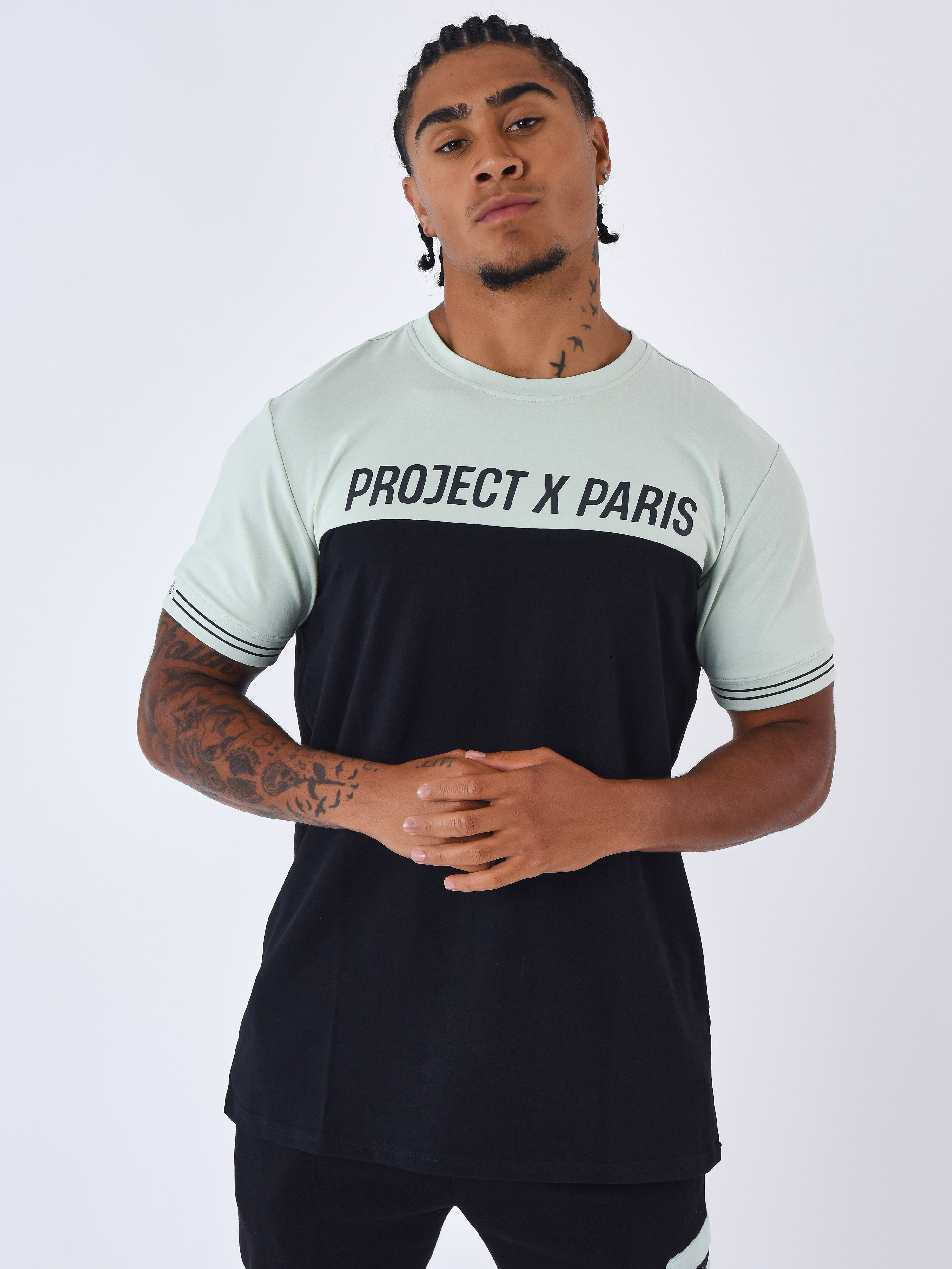 T-shirt coloblock-1
