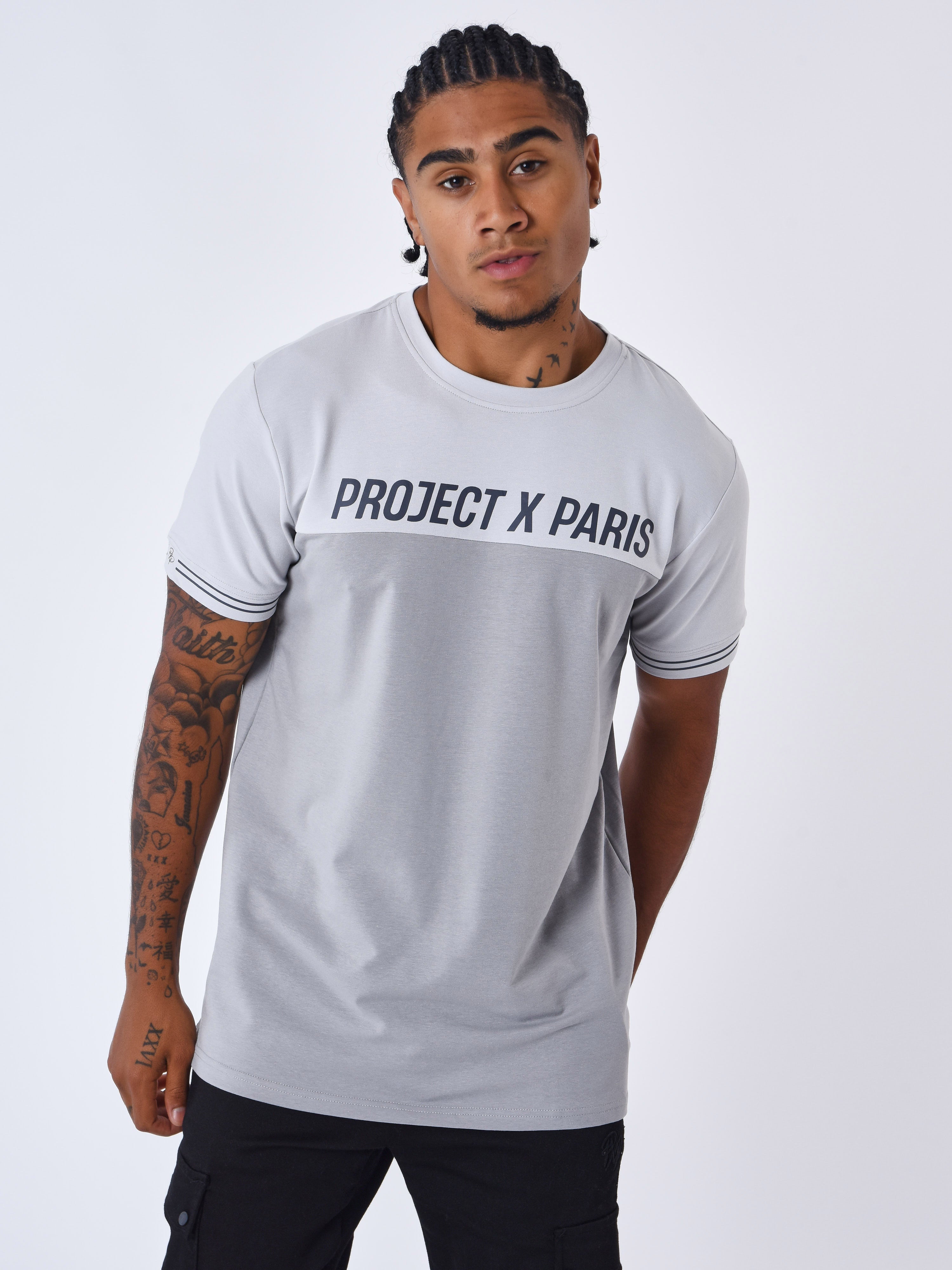 T-shirt coloblock-1