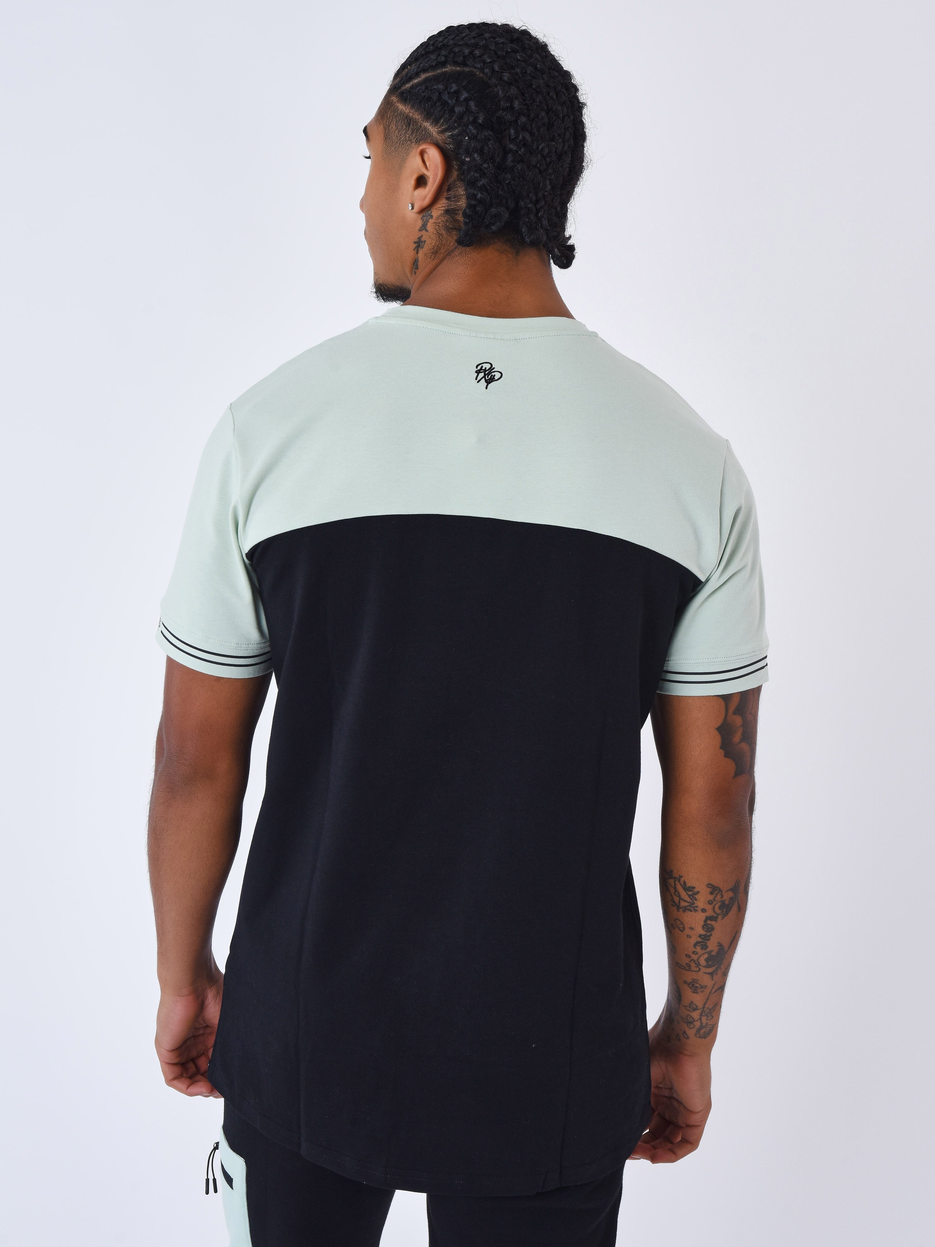 T-shirt coloblock-2