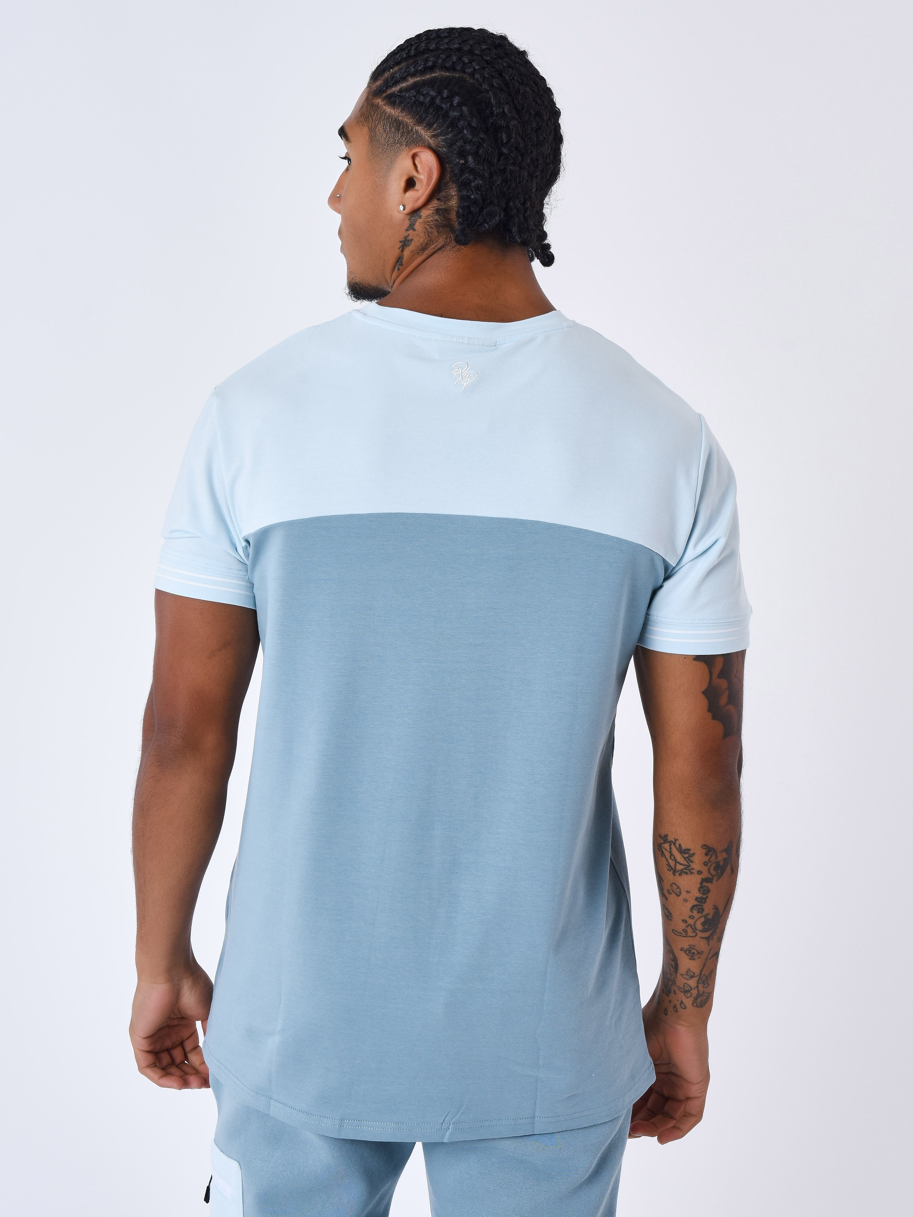 T-shirt coloblock-2