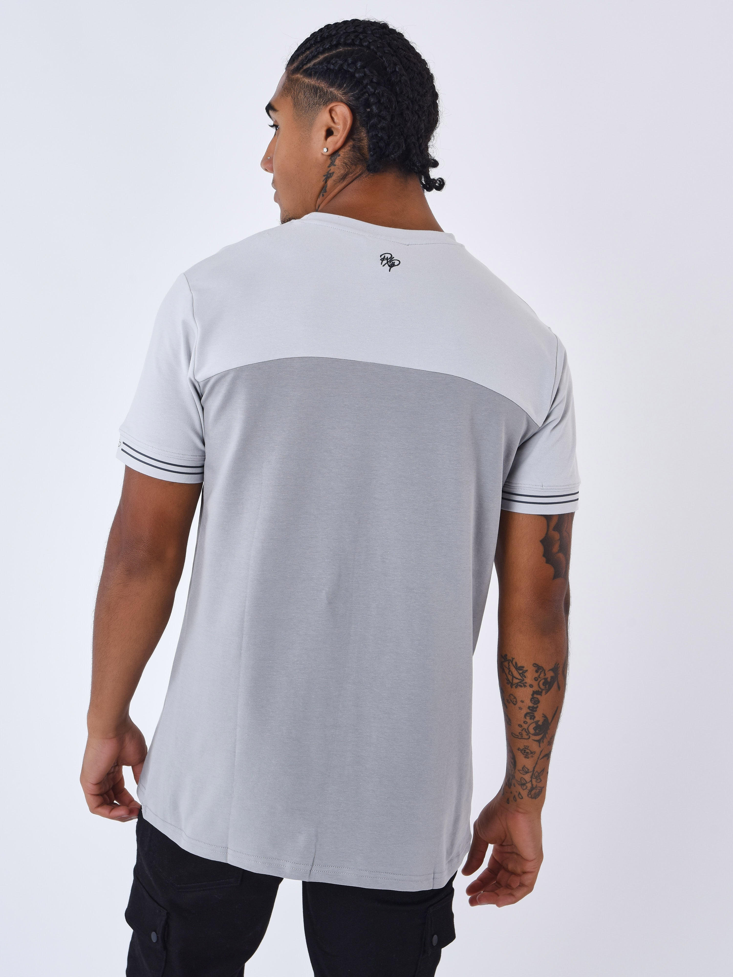 T-shirt coloblock-2