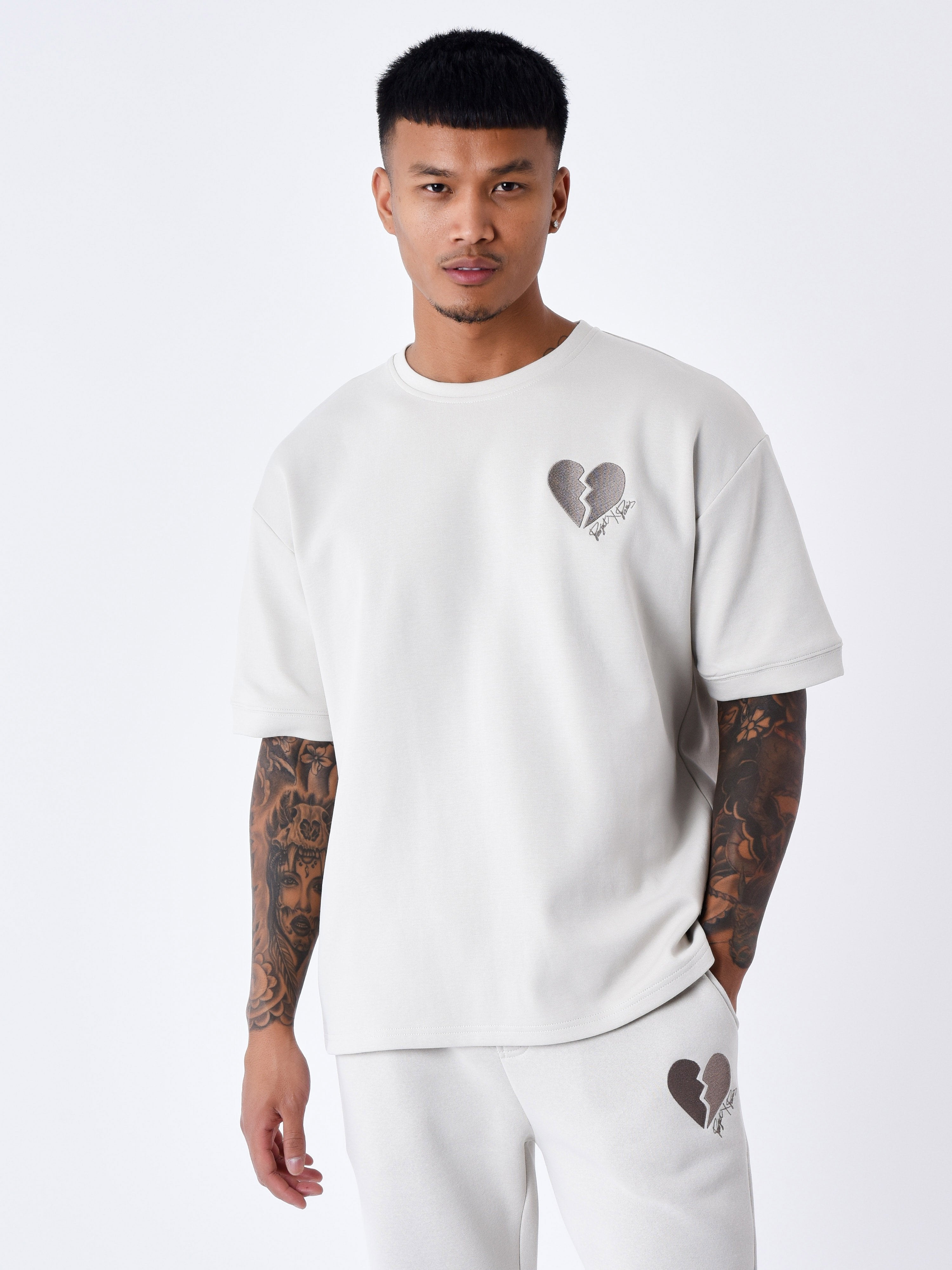 Thick broken heart T-shirt-1
