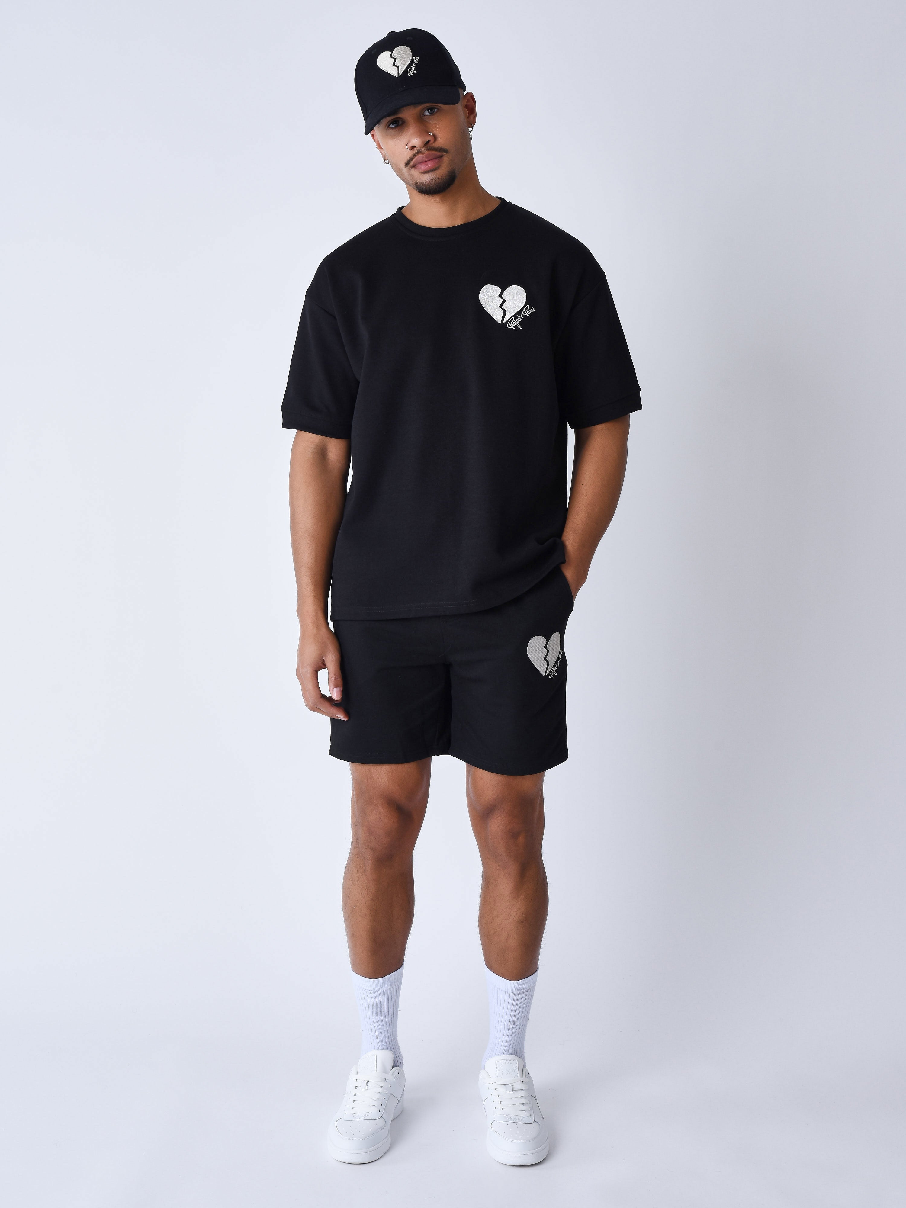 Thick broken heart T-shirt-3