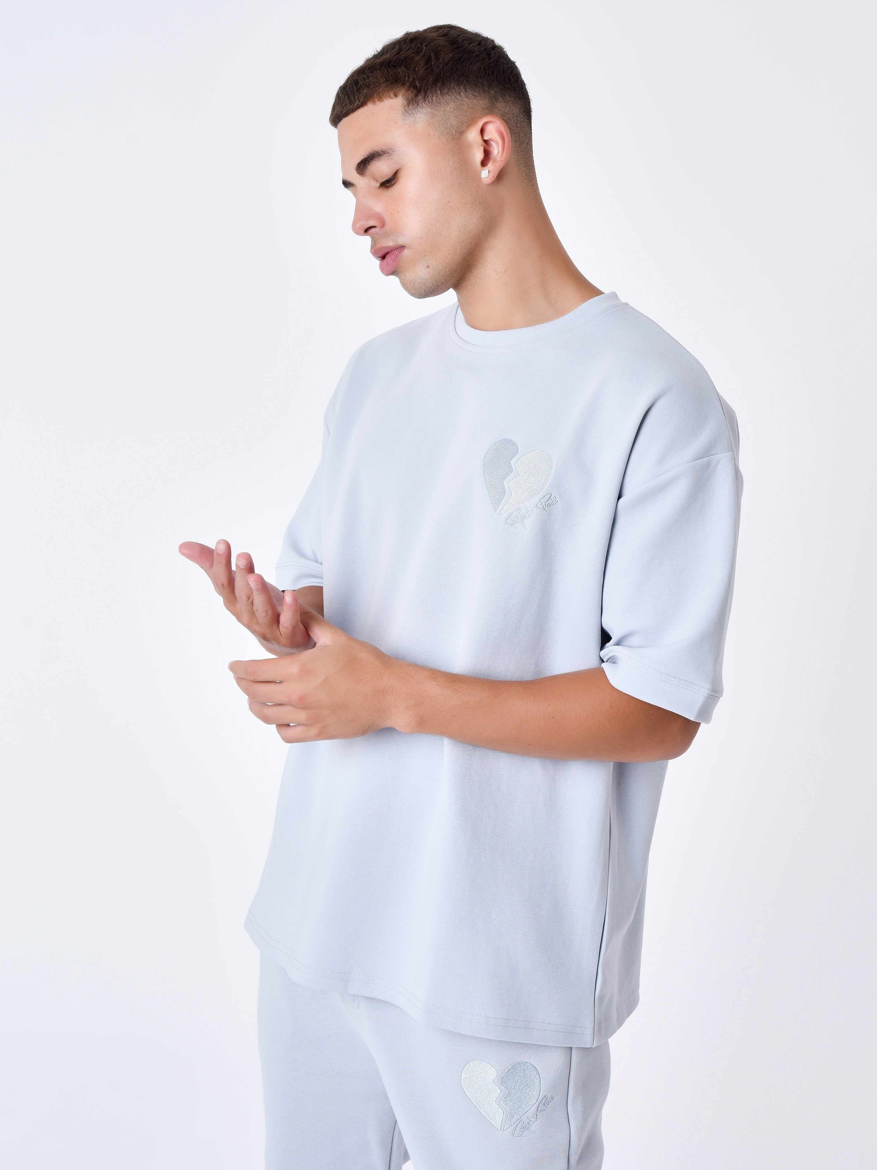 Thick broken heart T-shirt-4