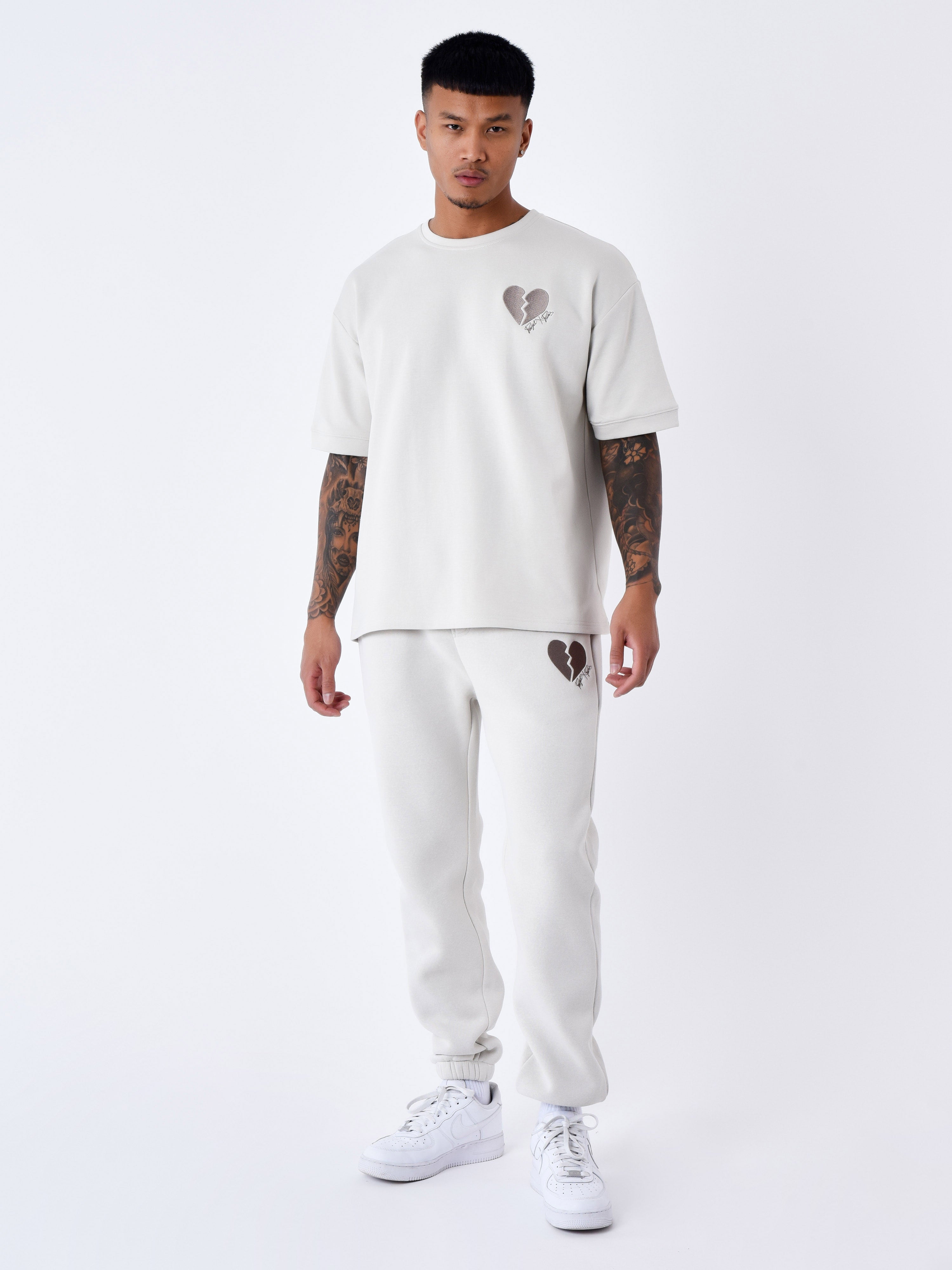 Thick broken heart T-shirt-3