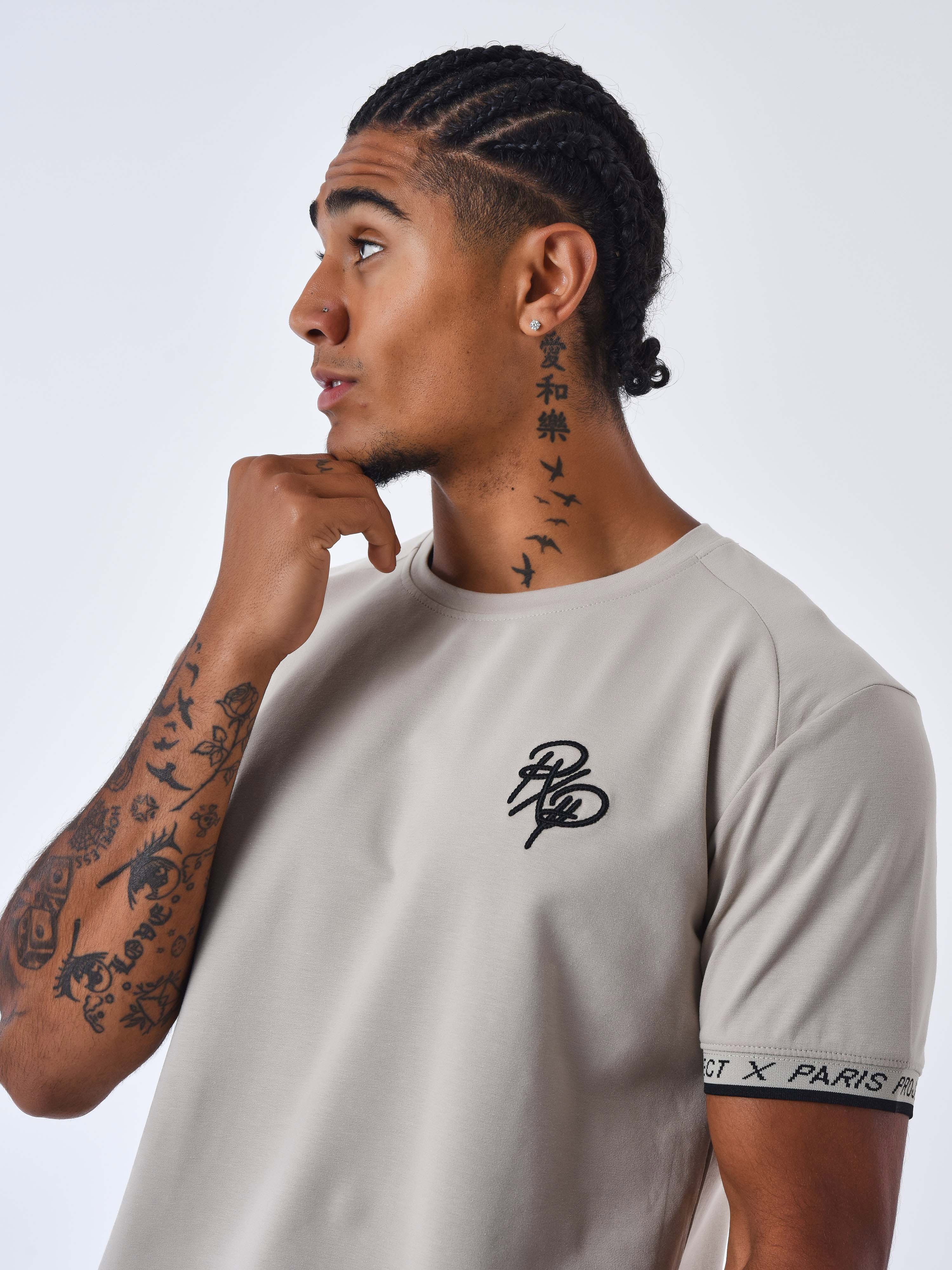 Elastic band T-shirt-1