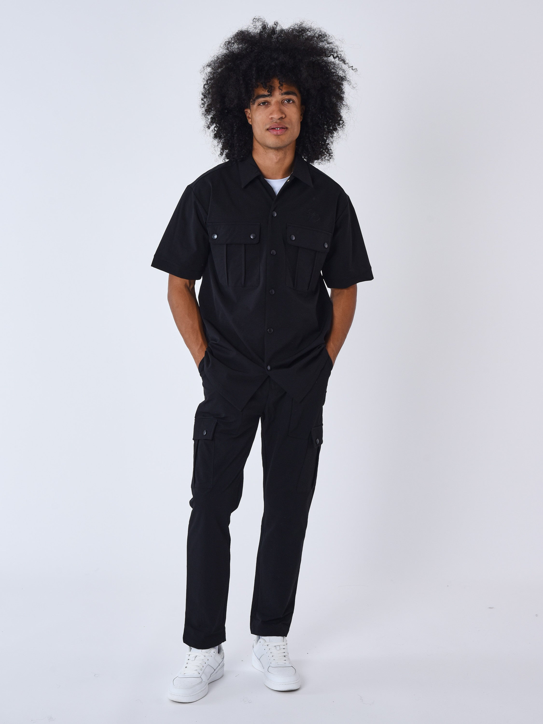 Camisa com bolsos-5