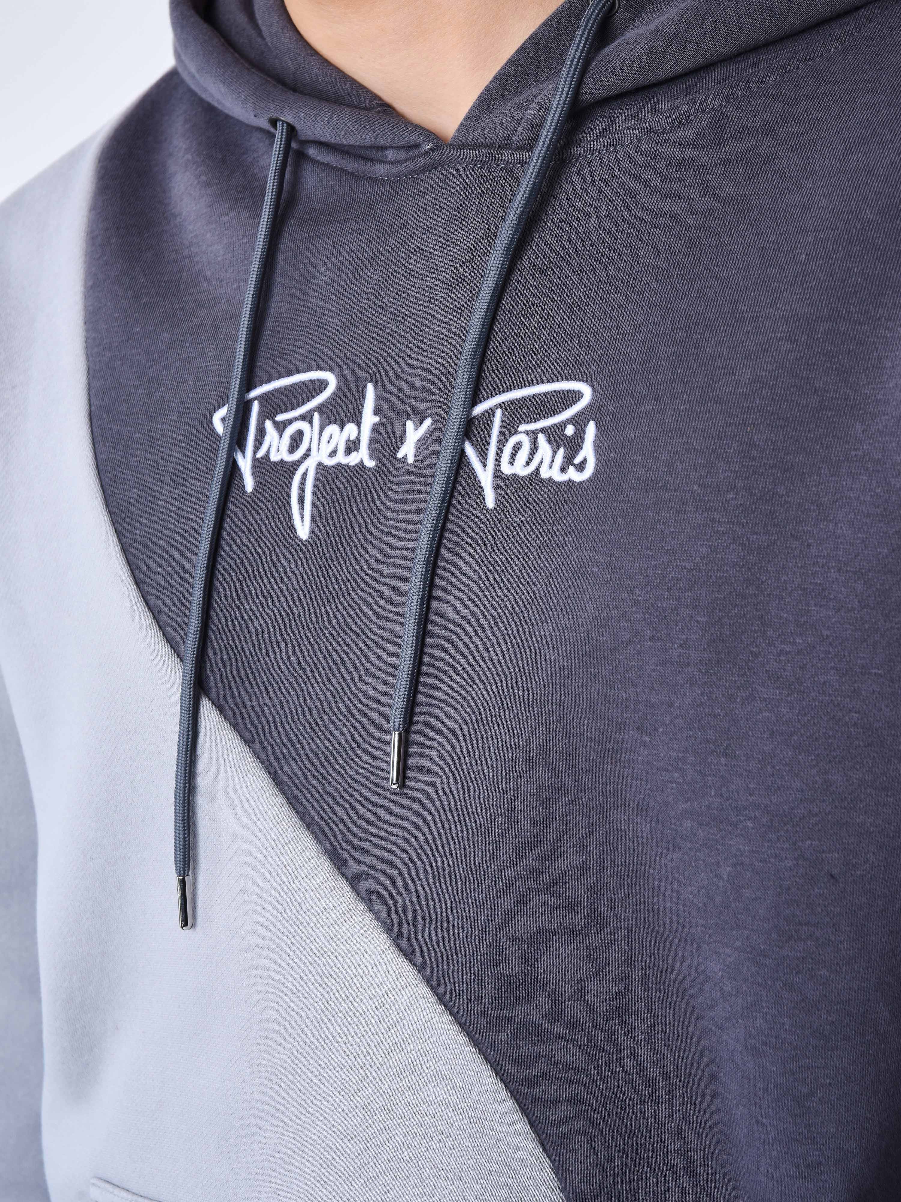 Two-tone wave style Hoodie-6