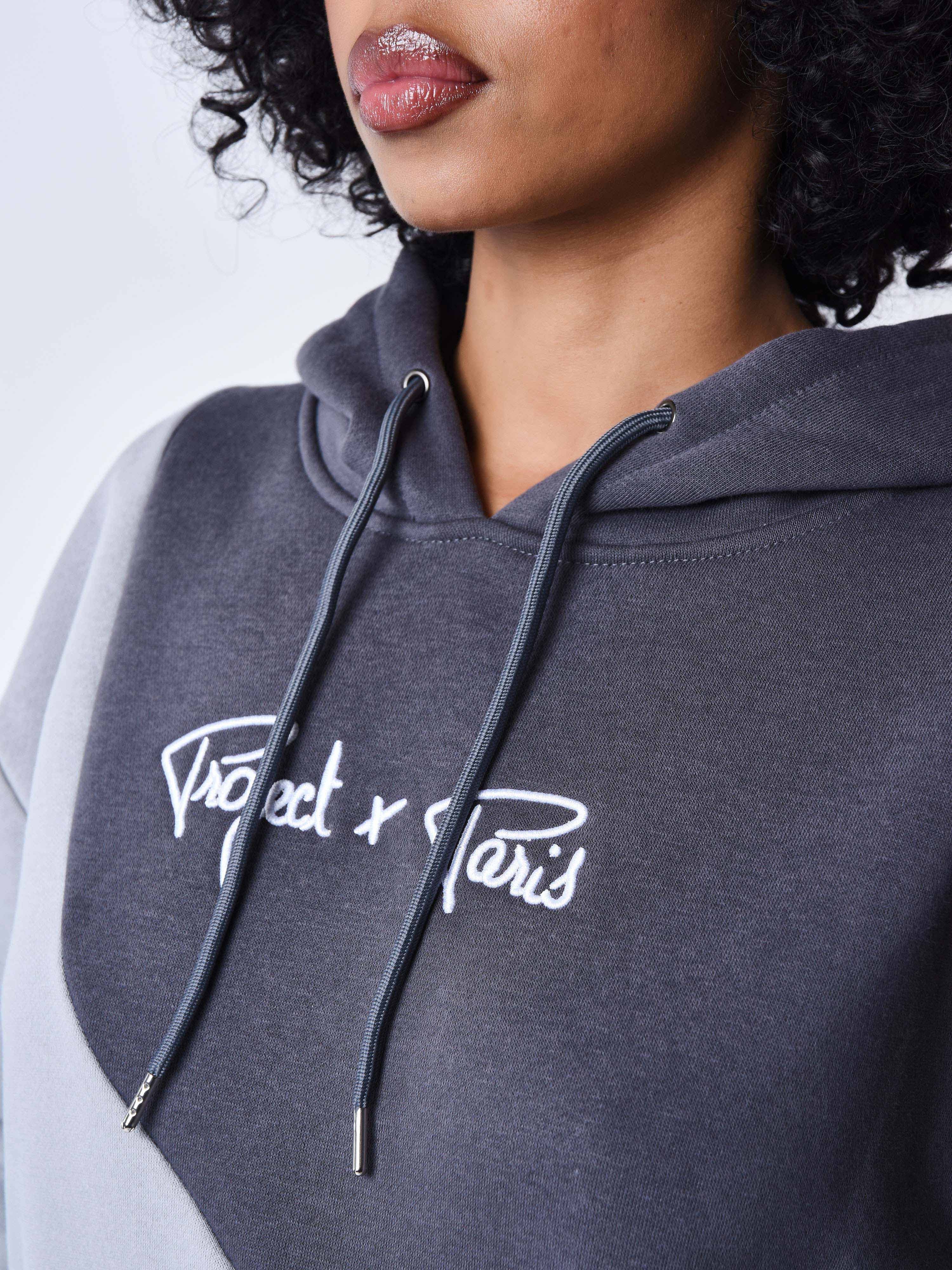 Two-tone wave style Hoodie-10