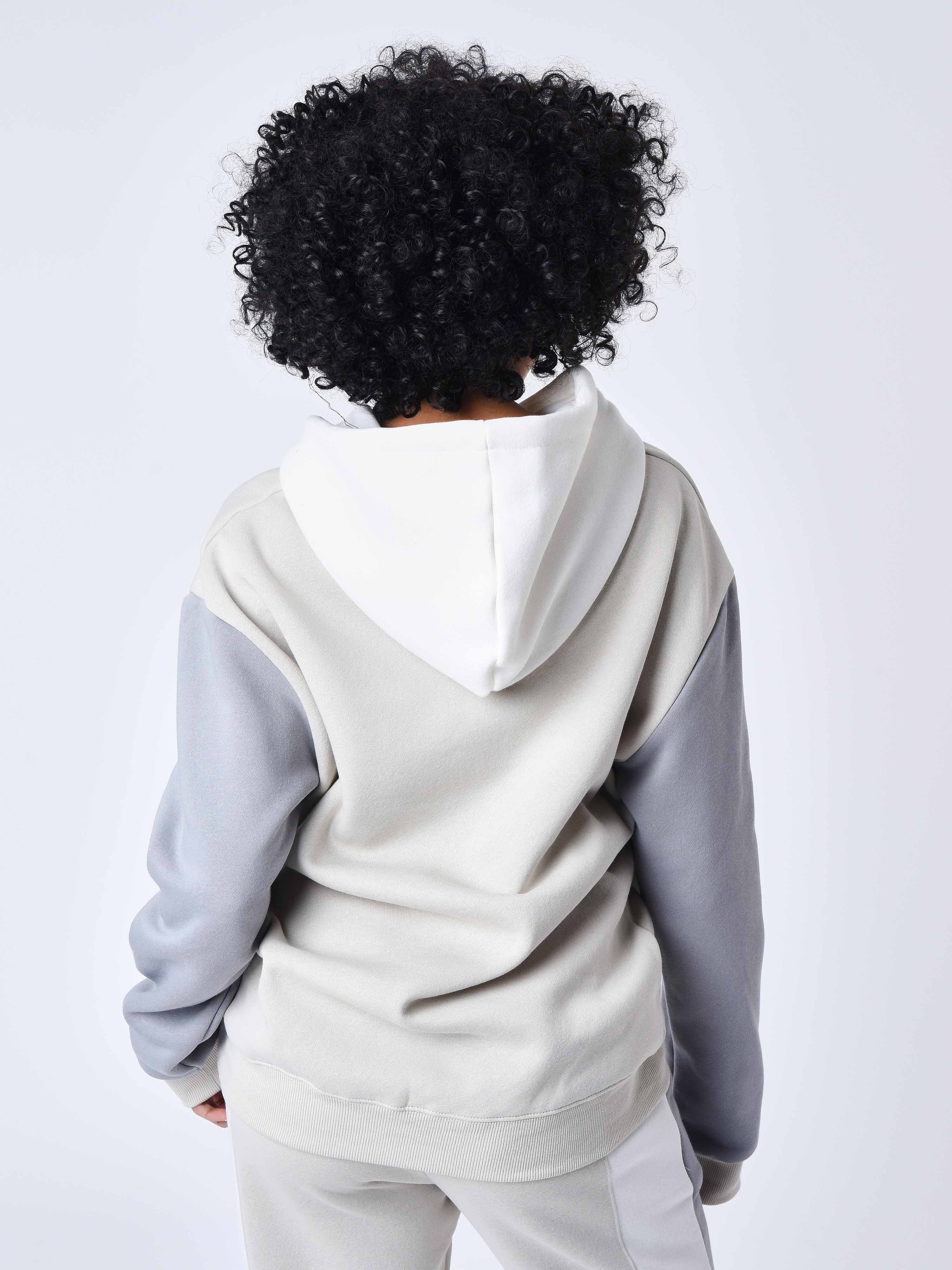 Felpa con cappuccio Colorblock-9