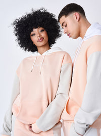 Colorblock Kapuzenpullover