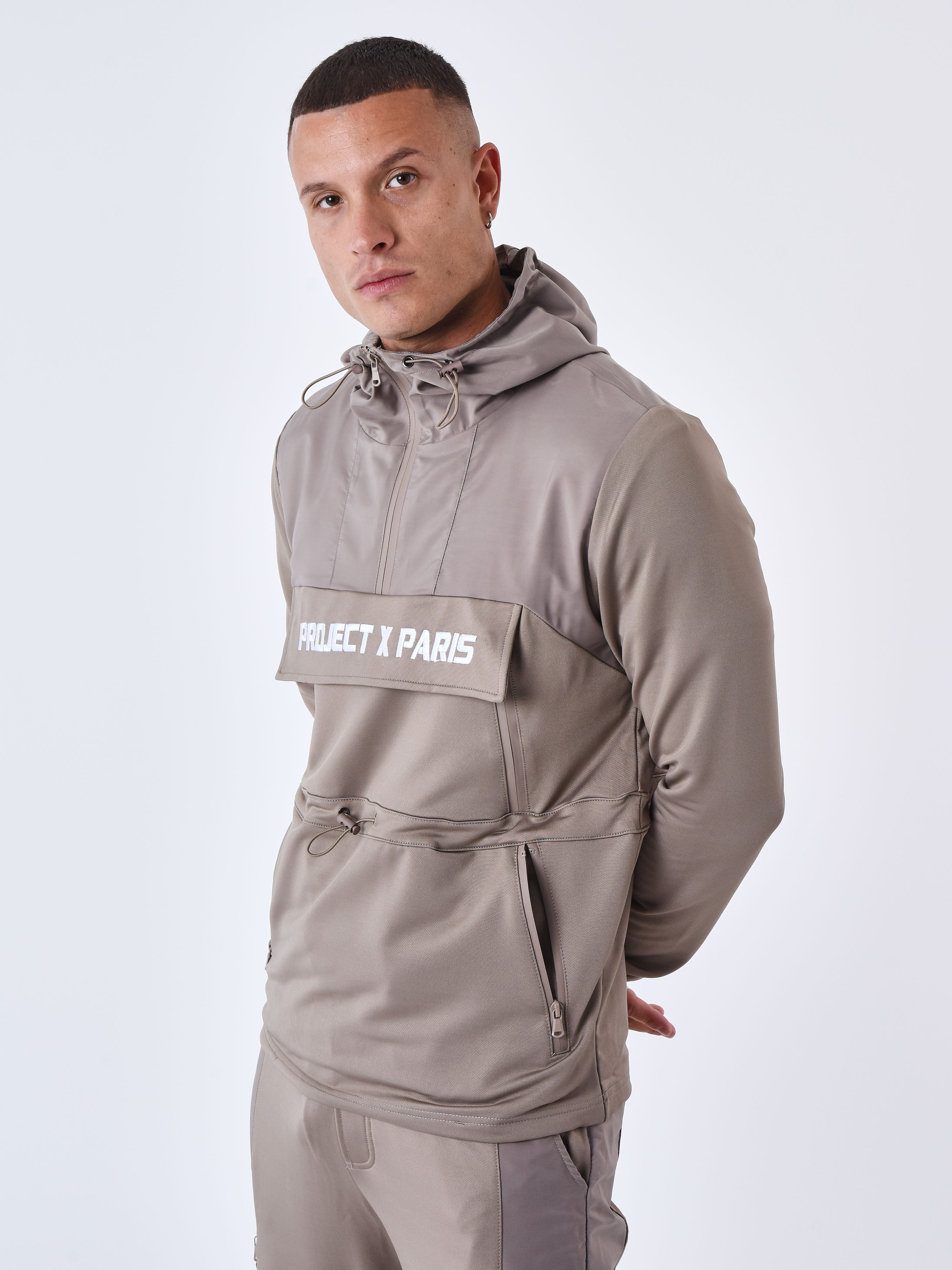 Windbreaker style hoodie-4