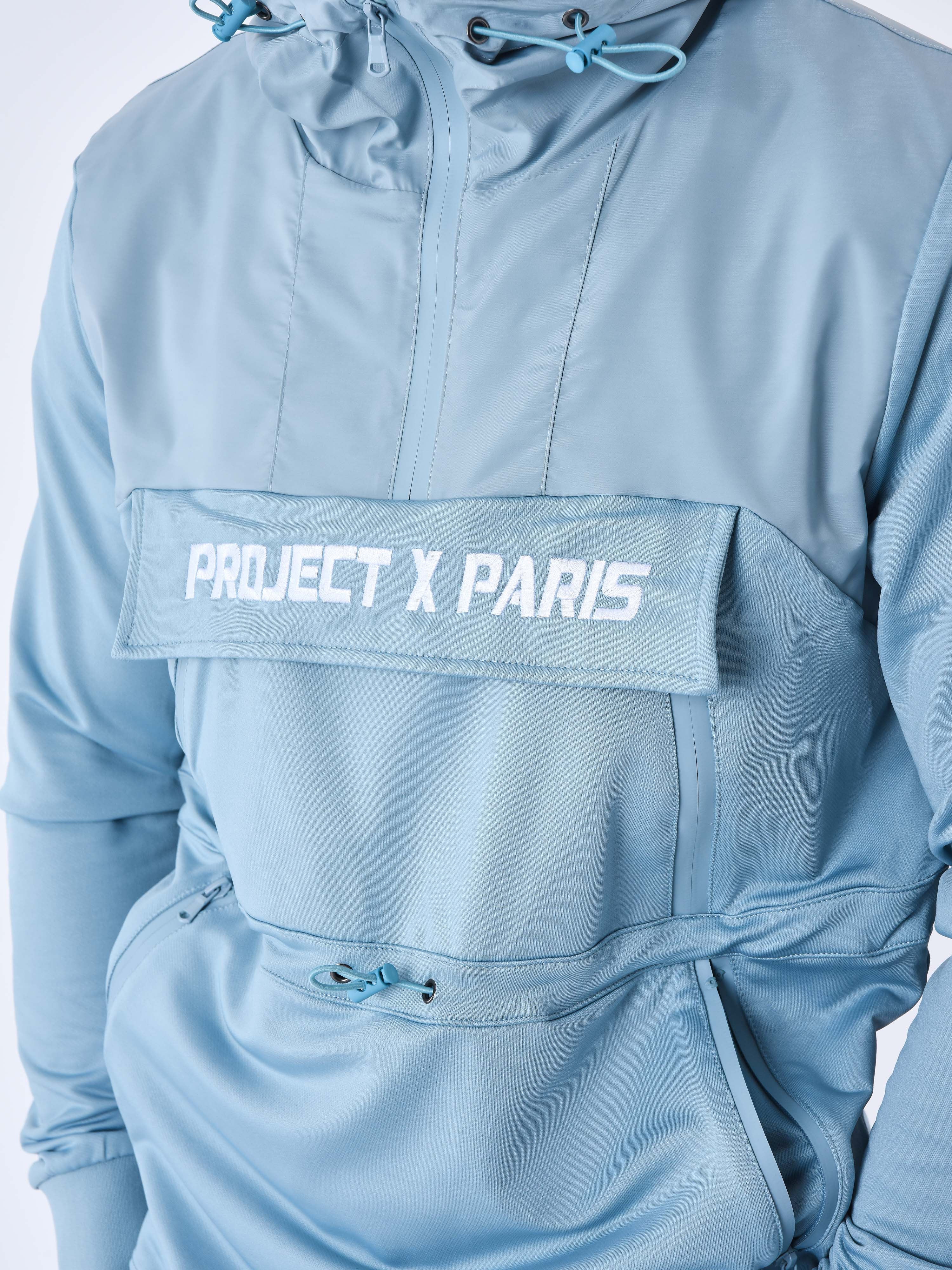 Sweat à Capuche style coupe vent-6