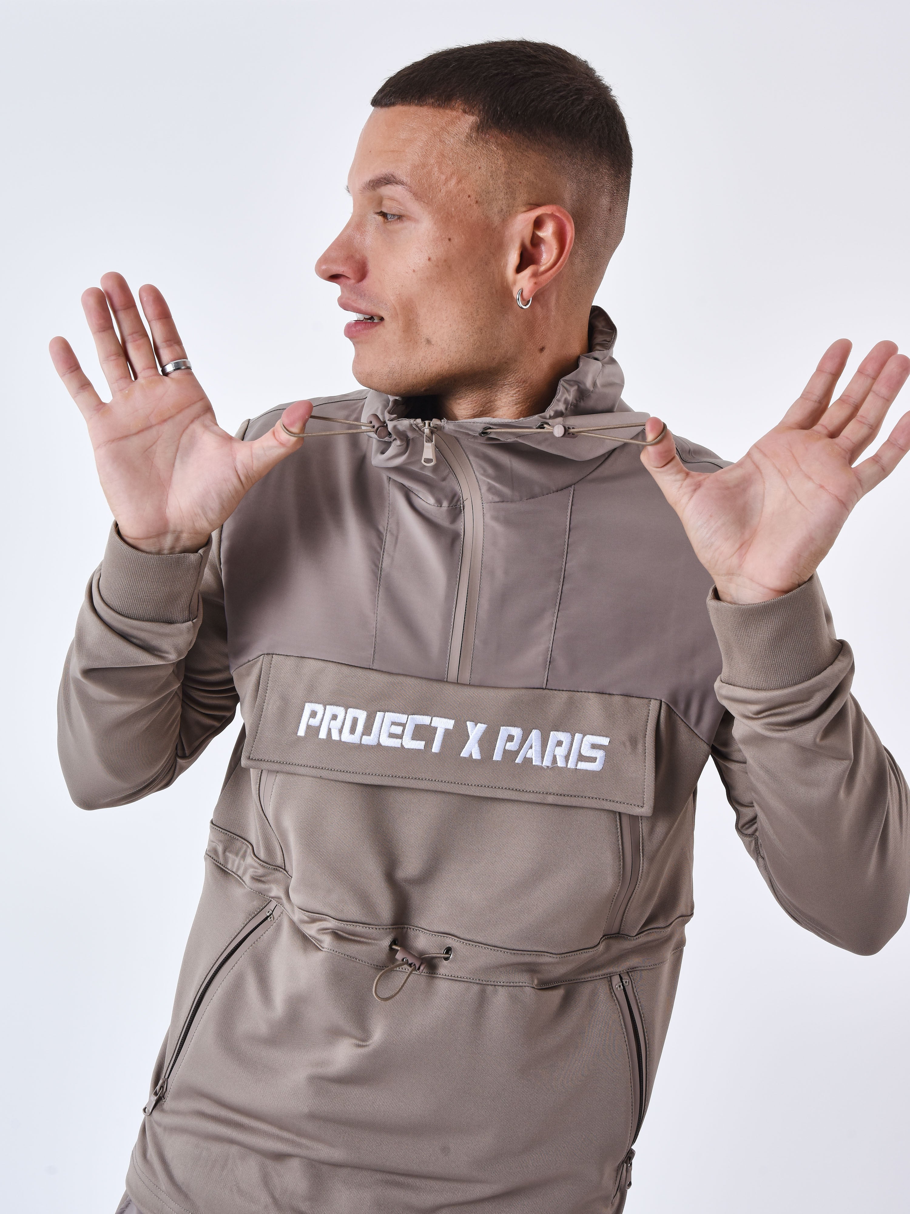 Windbreaker style hoodie-1