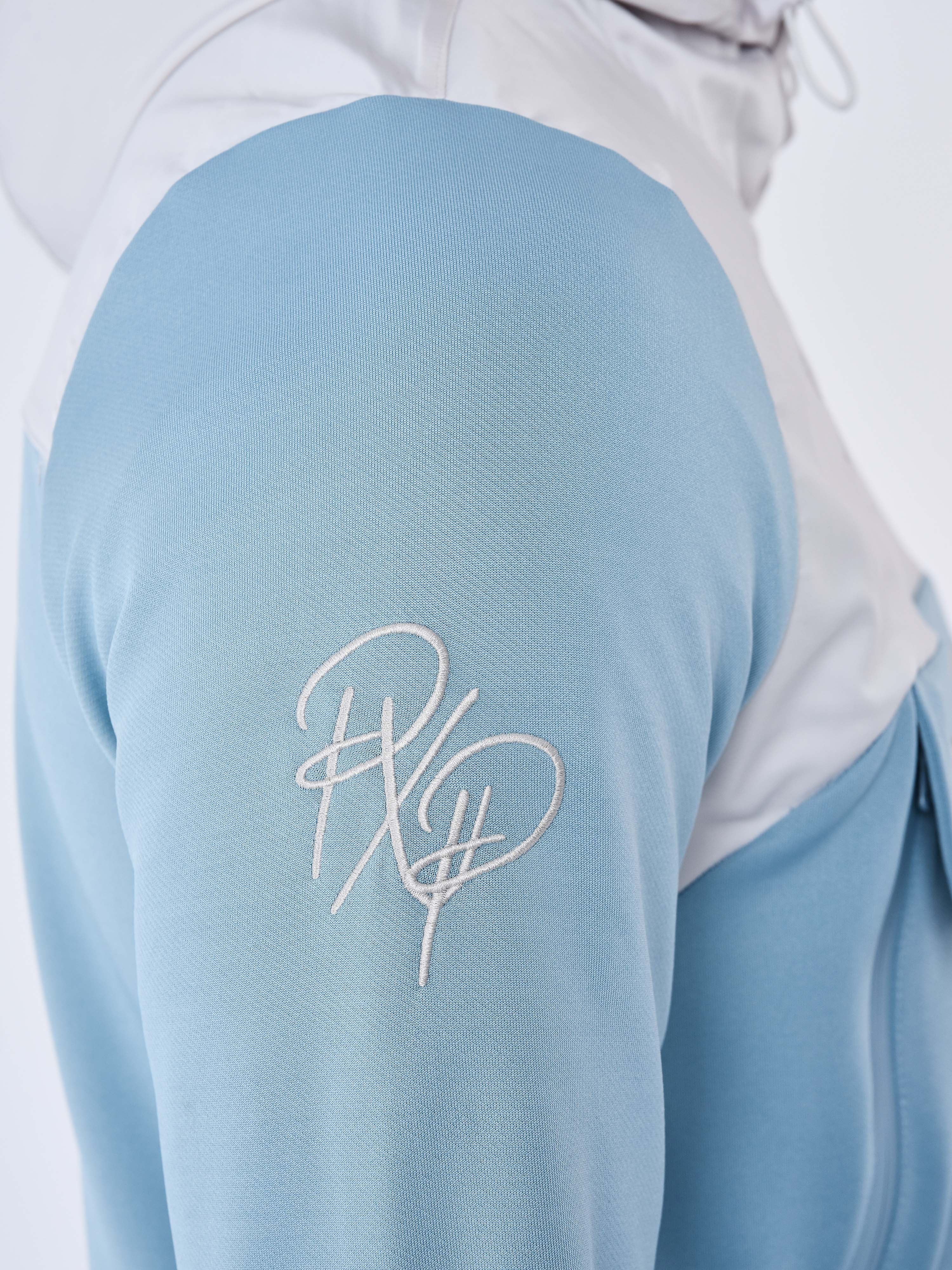 Windbreaker stijl bicolor hoodie-6