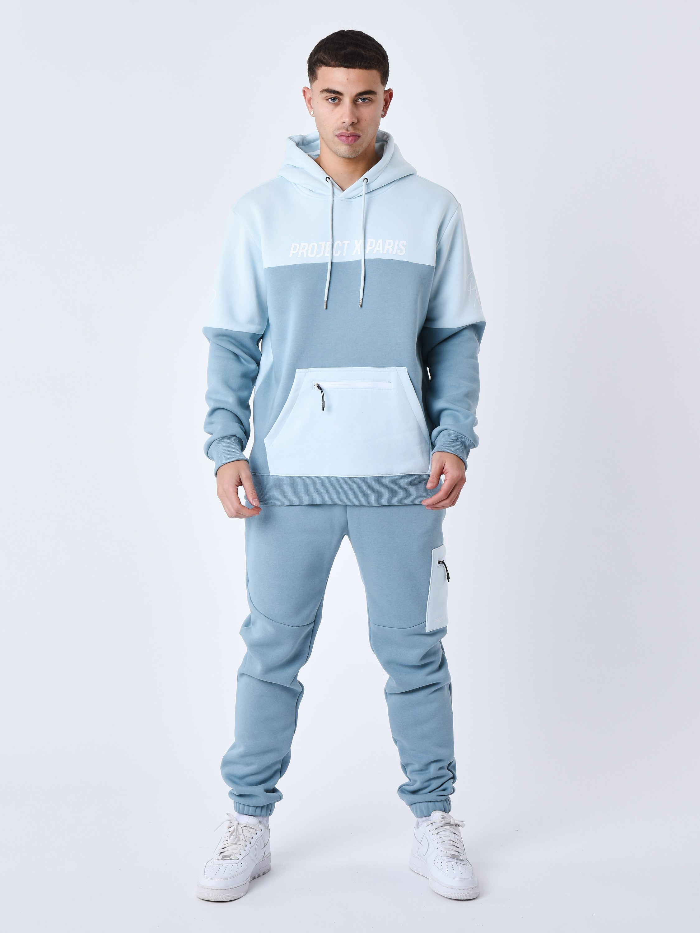 Sweat à Capuche colorblock-3