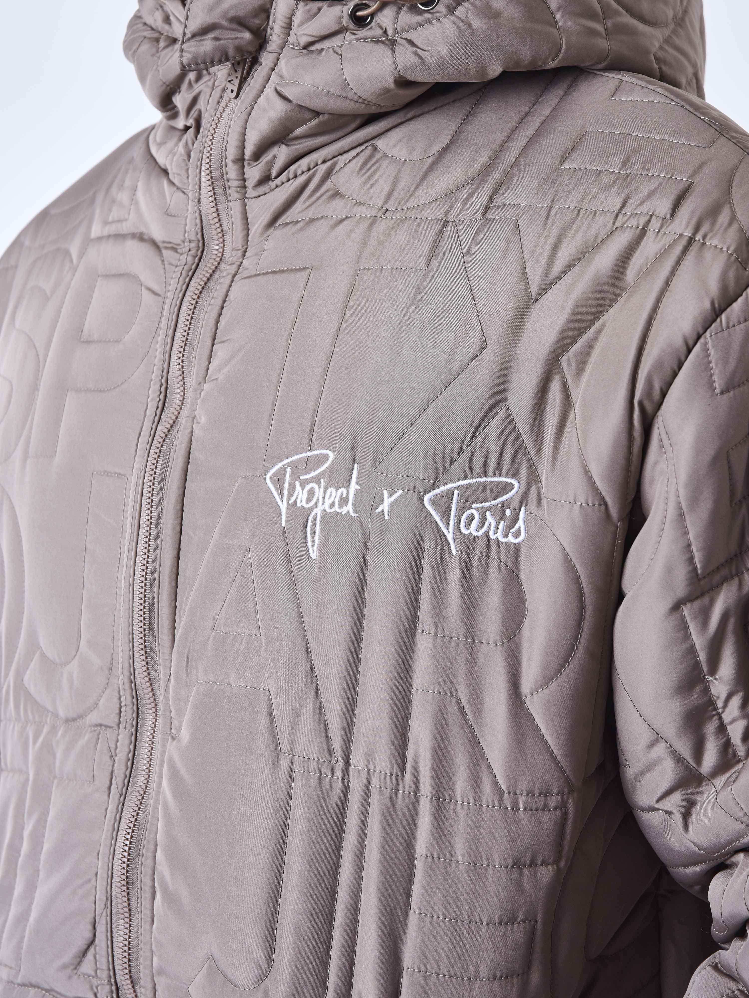 Gewatteerde hoodie jas-6
