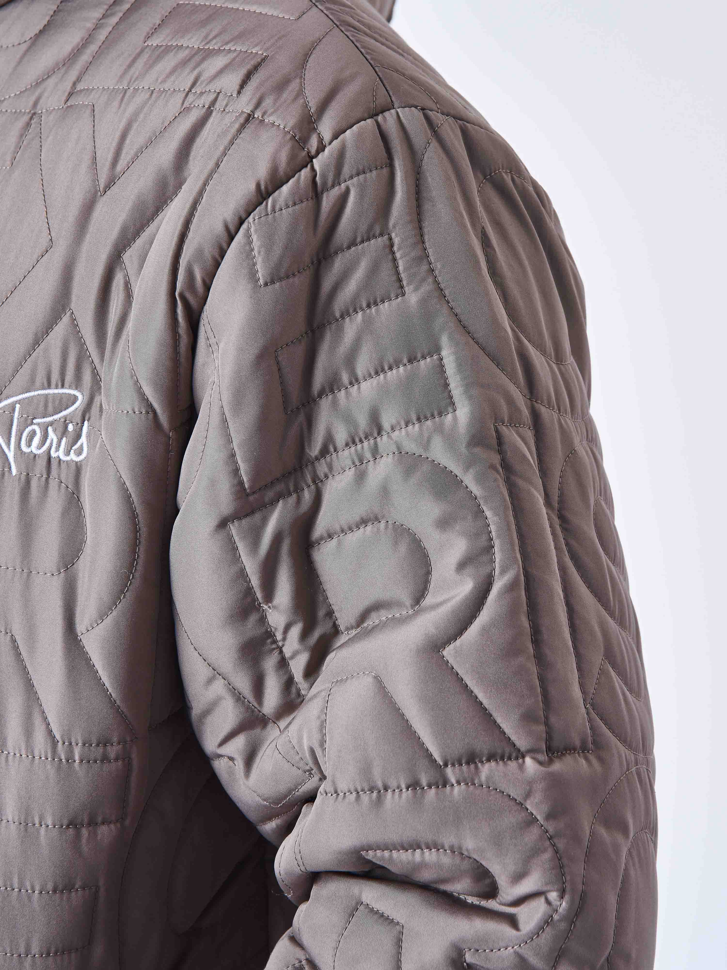 Gewatteerde hoodie jas-7