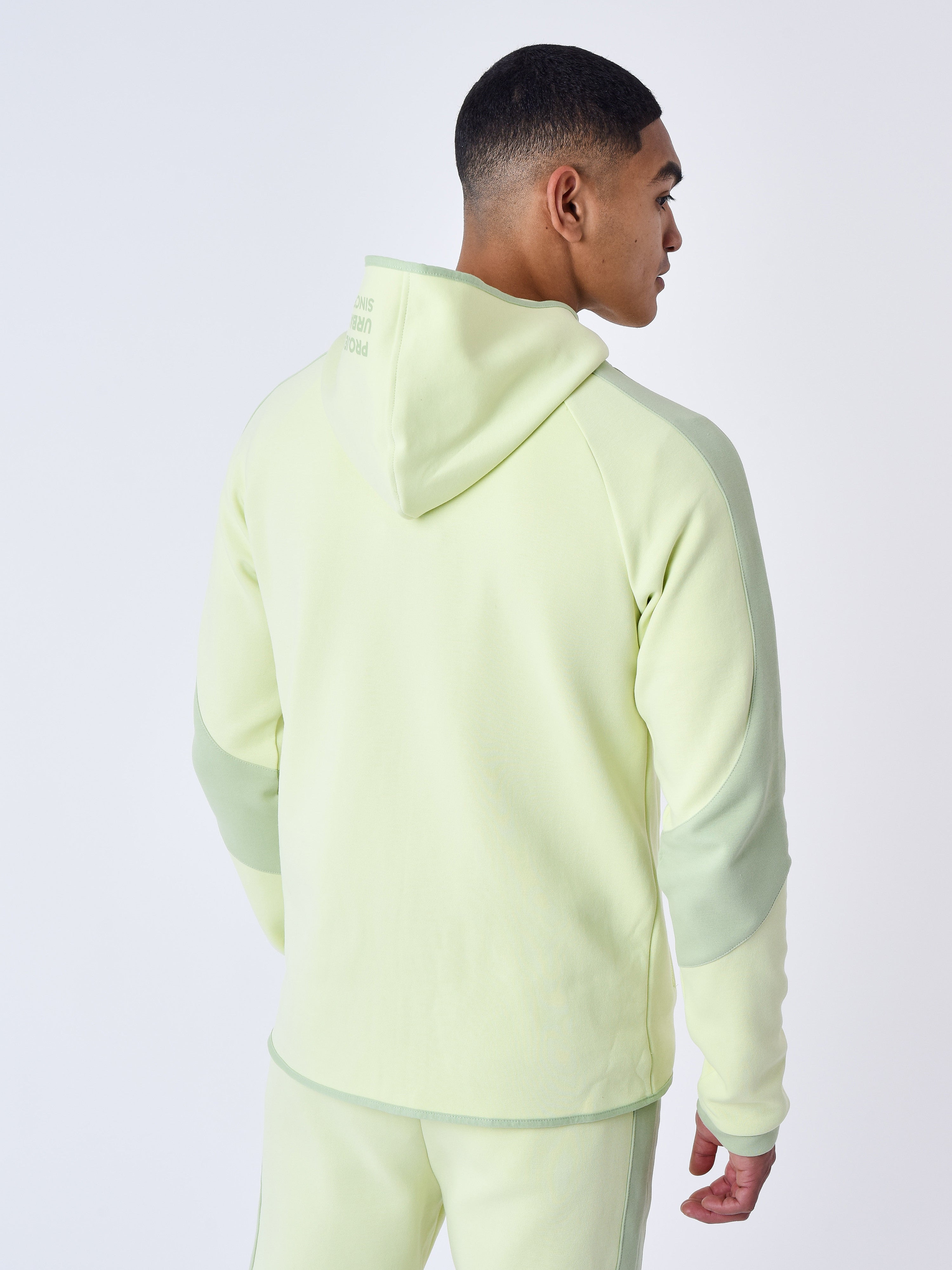 Two tone zip-up Hoodie-23