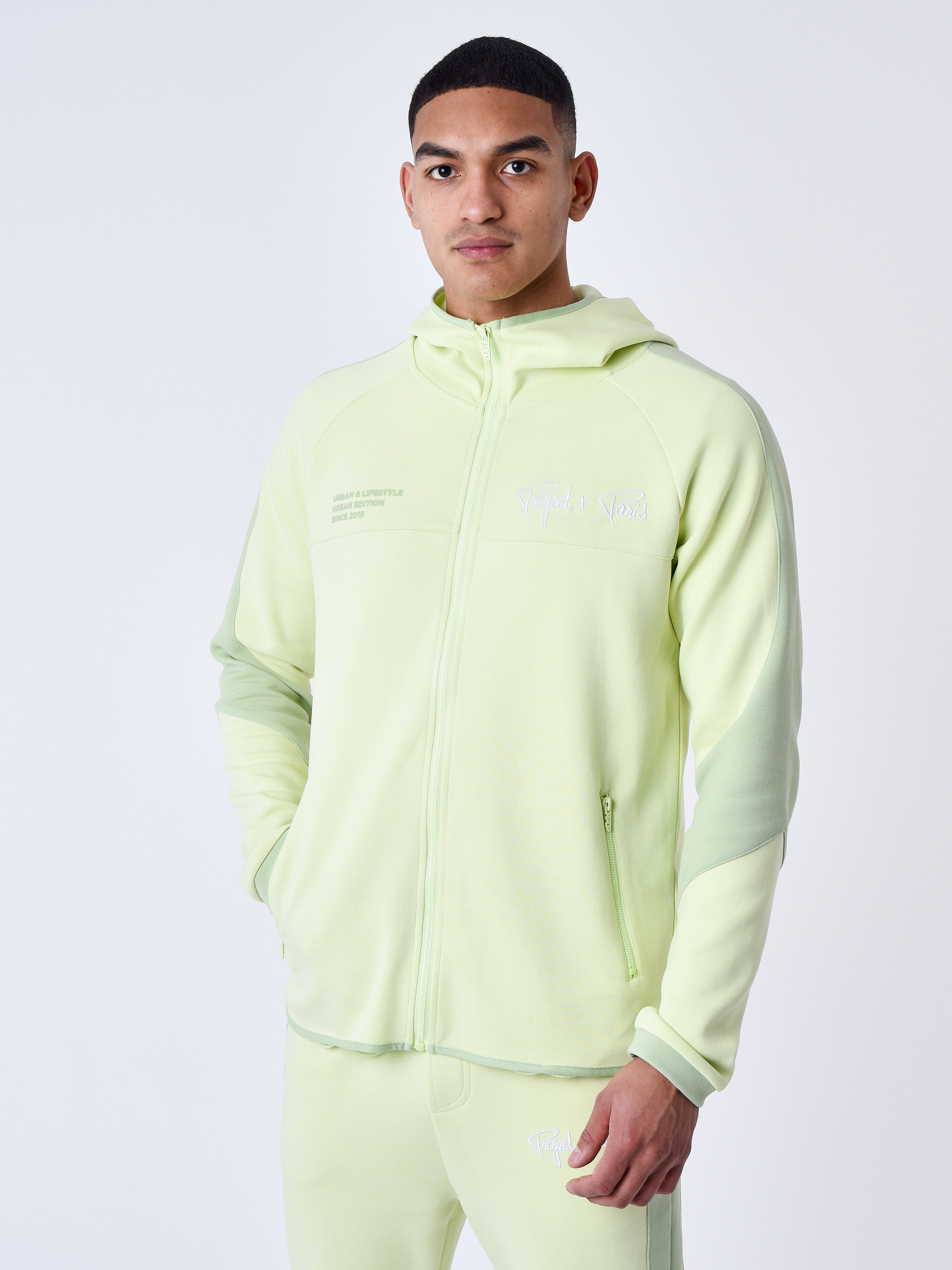 Two tone zip-up Hoodie-20