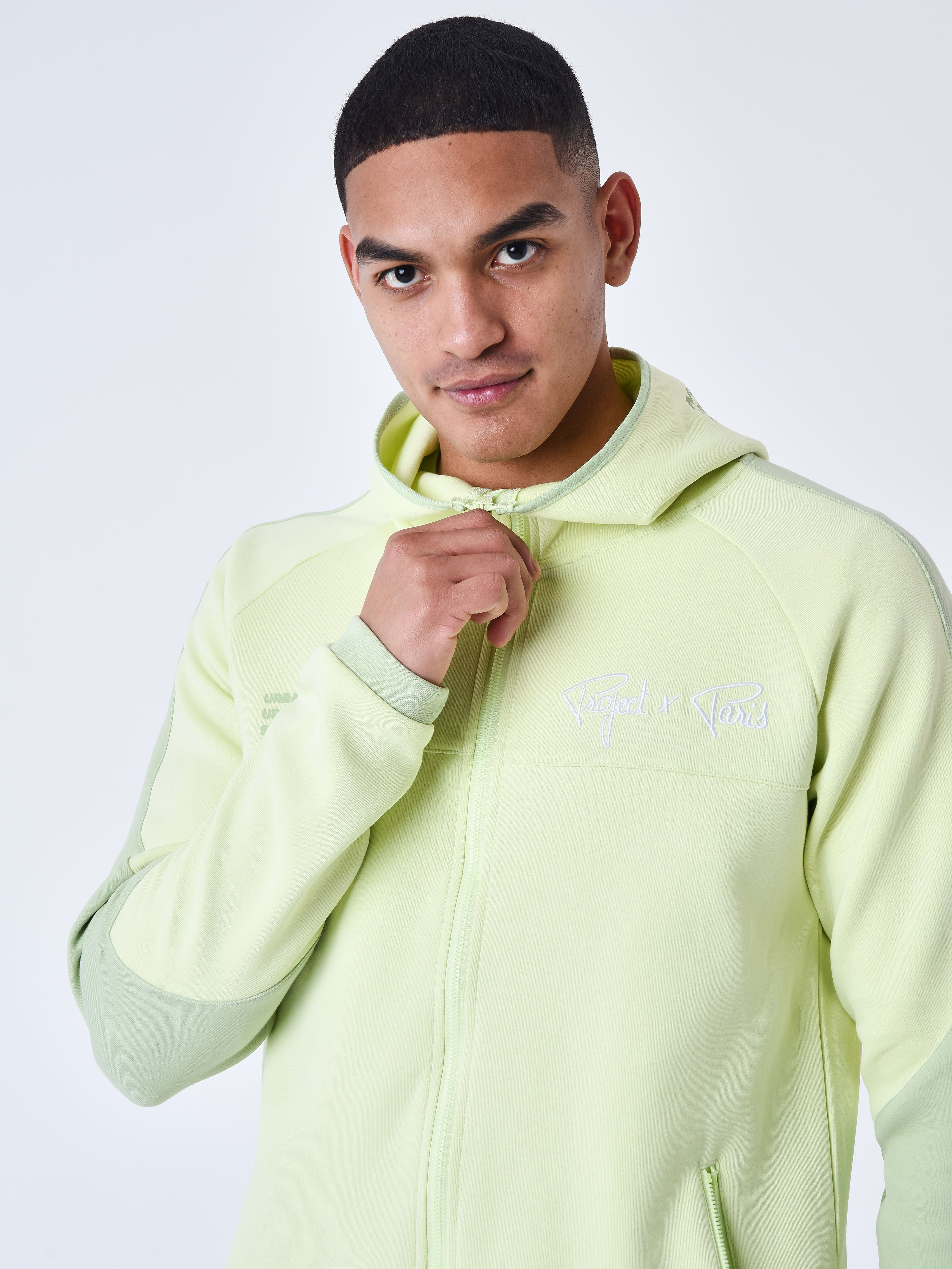 Two tone zip-up Hoodie-19