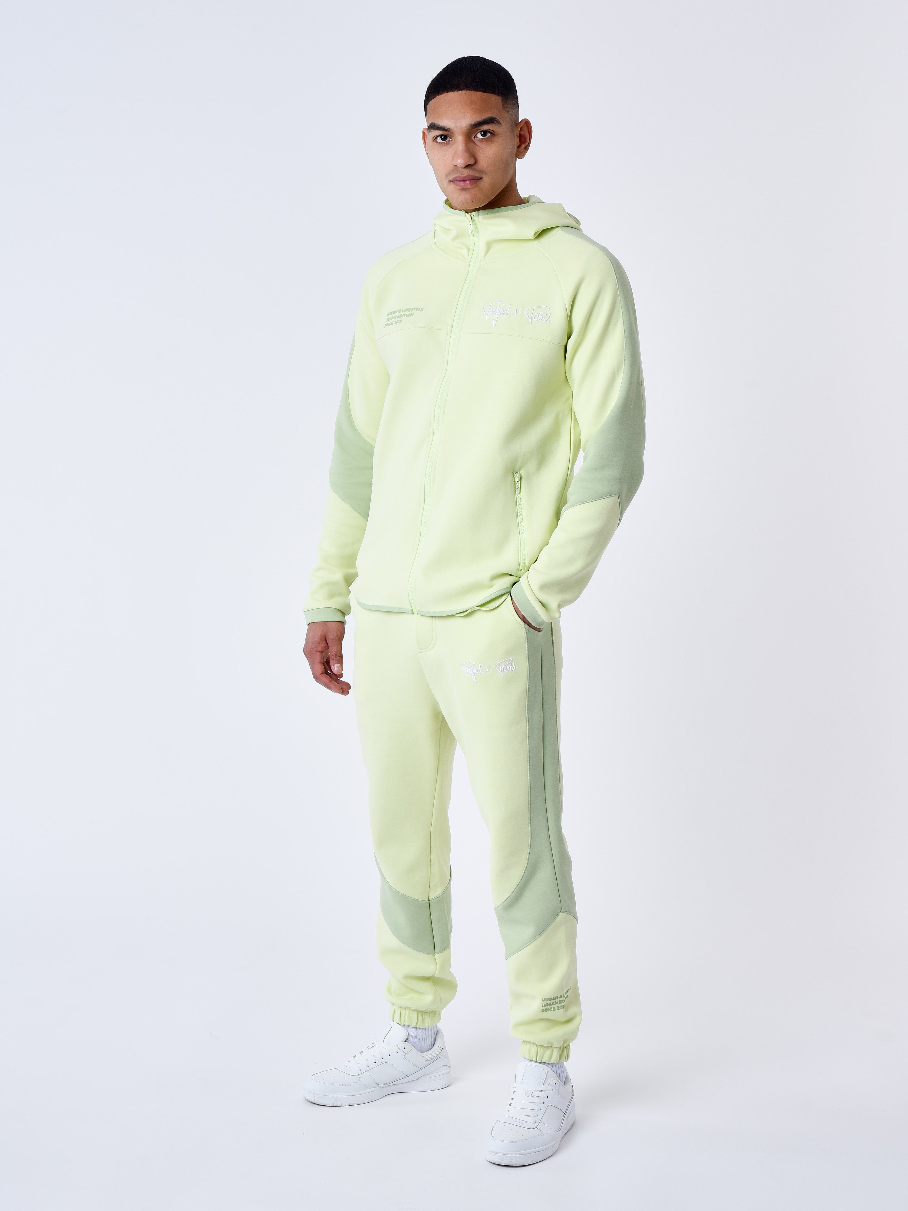 Two tone zip-up Hoodie-21