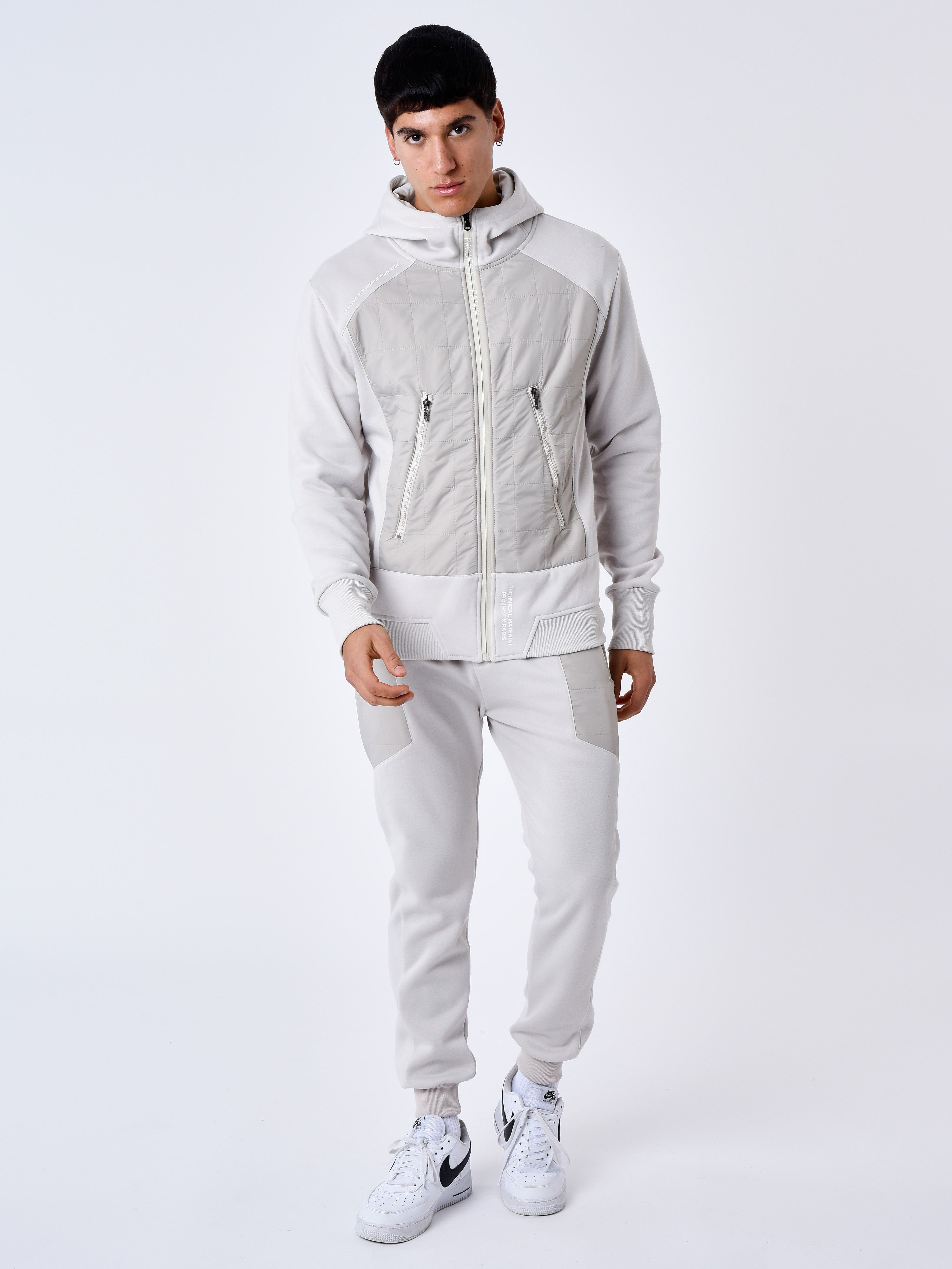 Quilted panel jacket-4