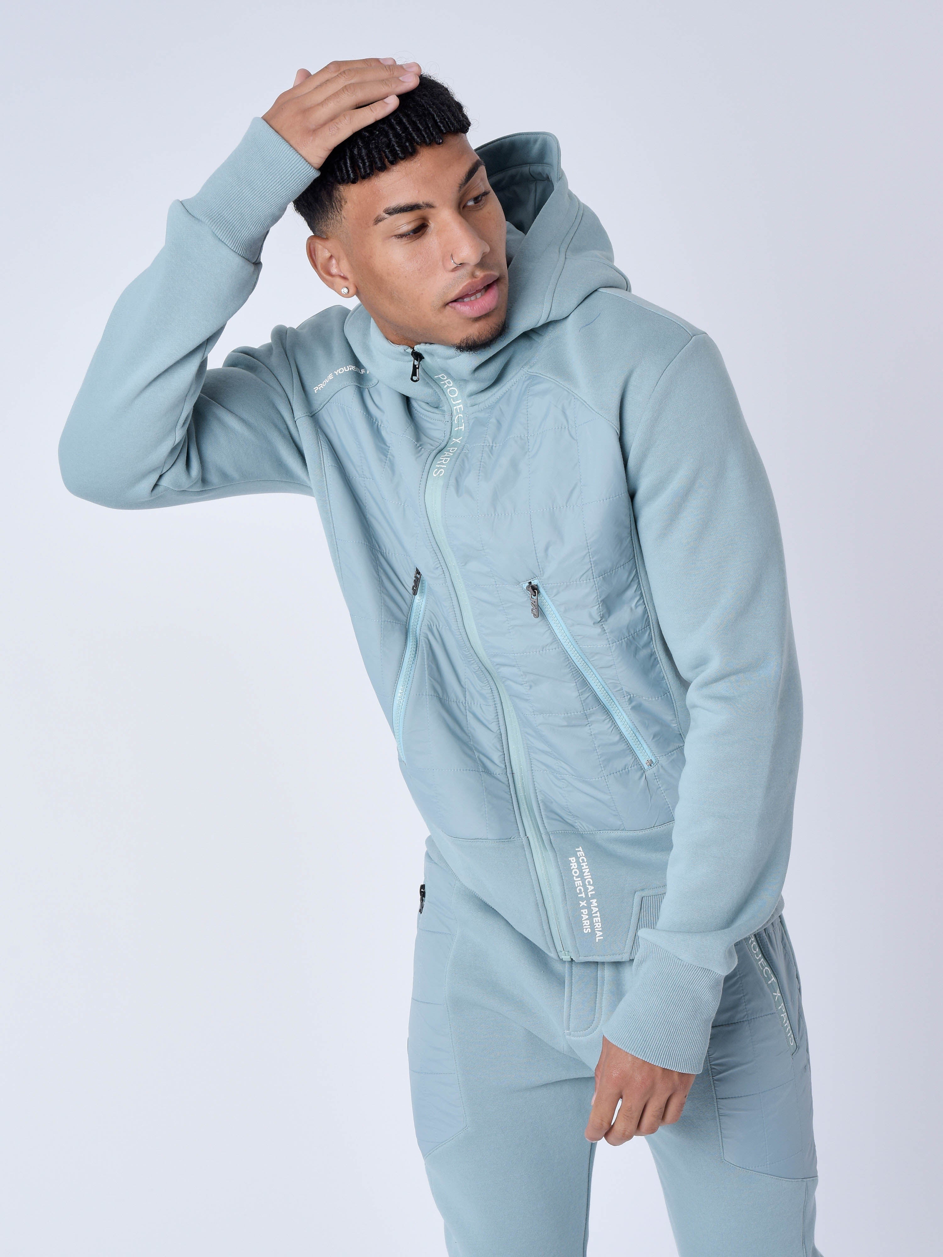 Quilted panel jacket-1