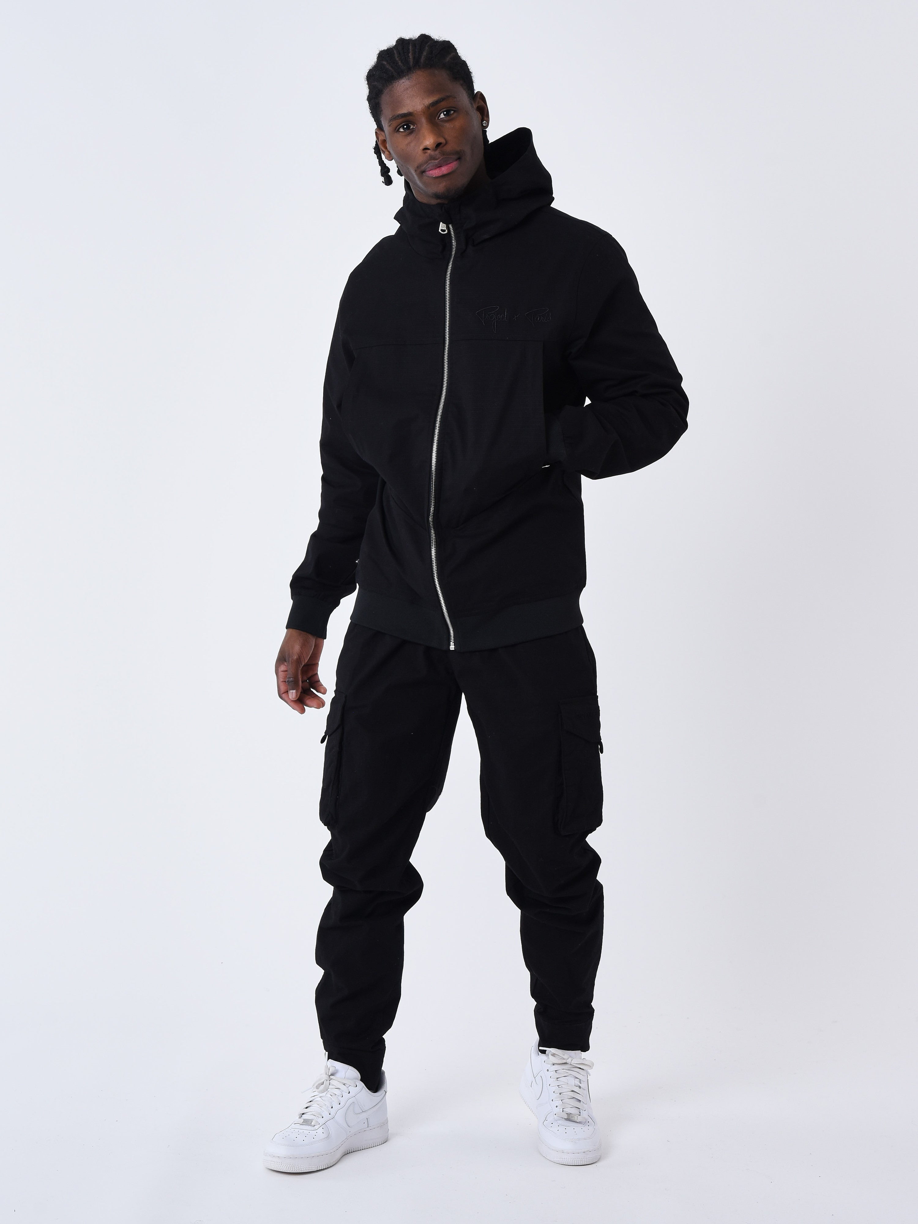 Veste jogging à capuche basic-3