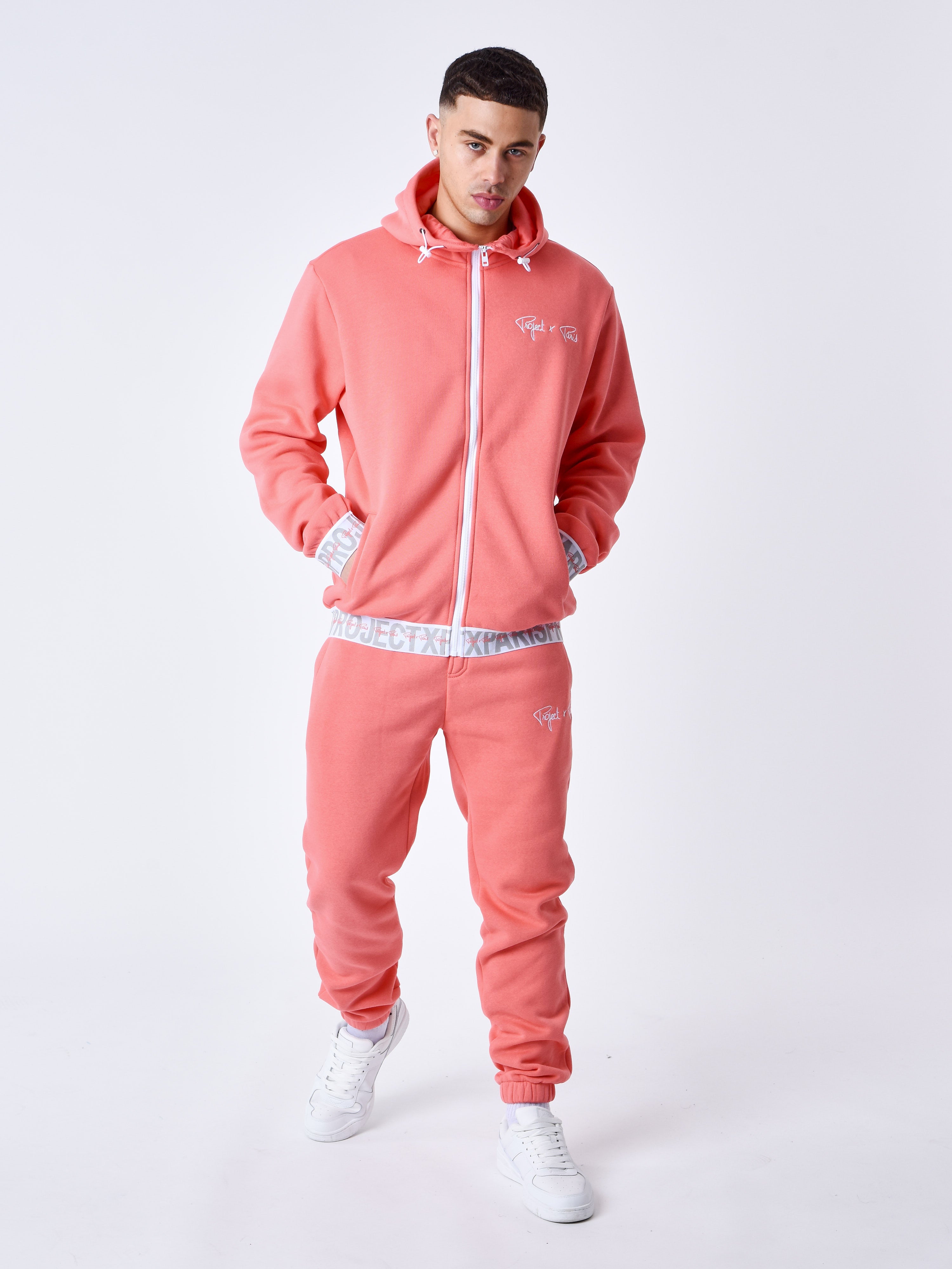 Sweat à Capuche zippé Bande élastique logotée-3