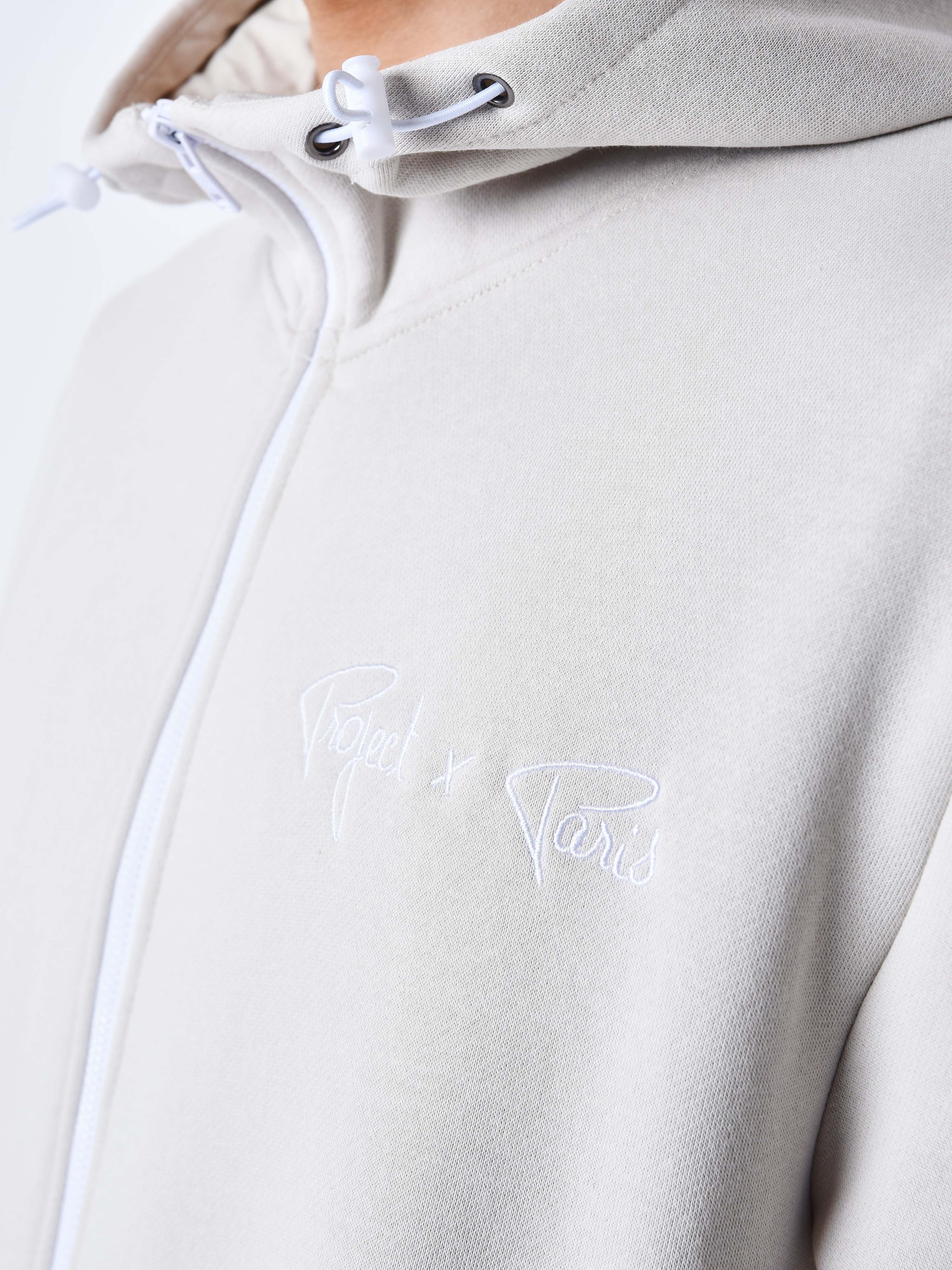 Sweat à Capuche zippé Bande élastique logotée-6