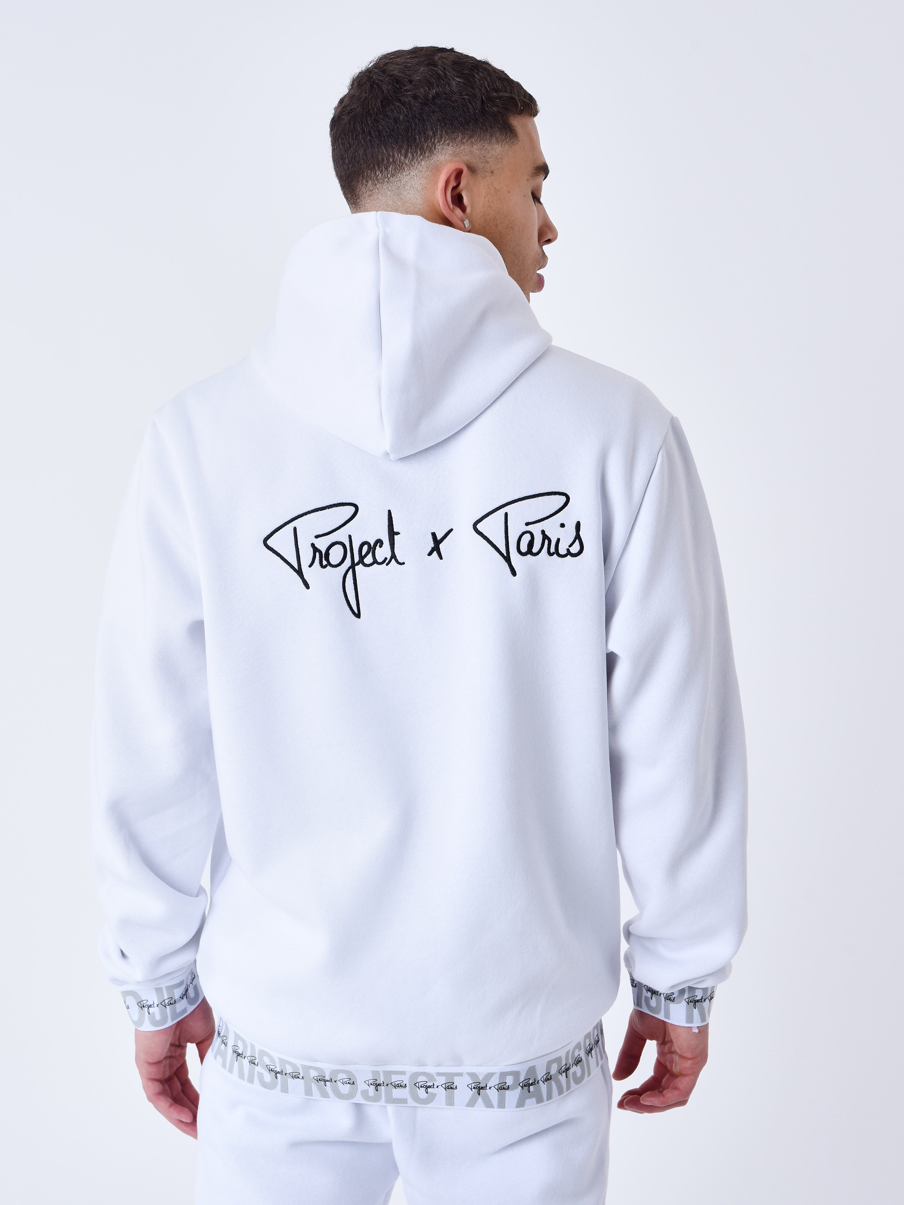 Sweat à Capuche zippé Bande élastique logotée-5