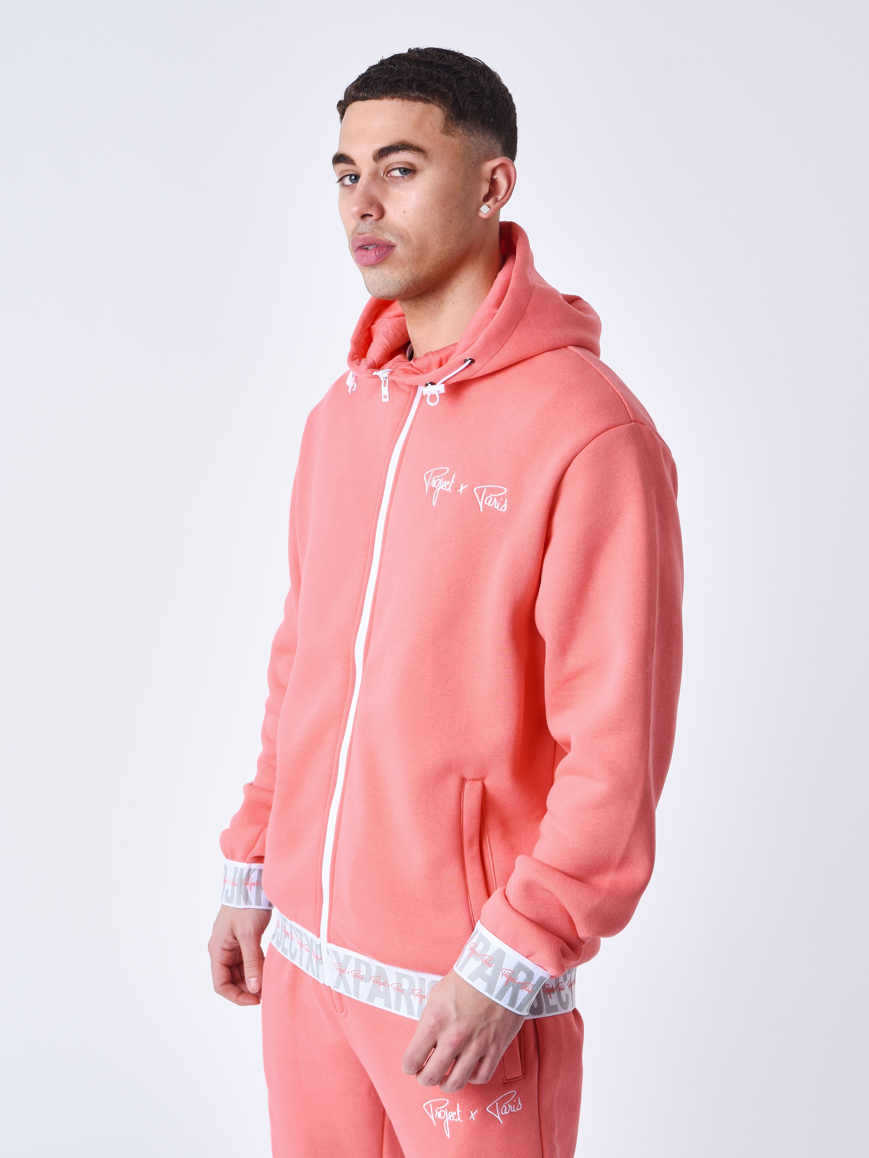 Sweat à Capuche zippé Bande élastique logotée-4