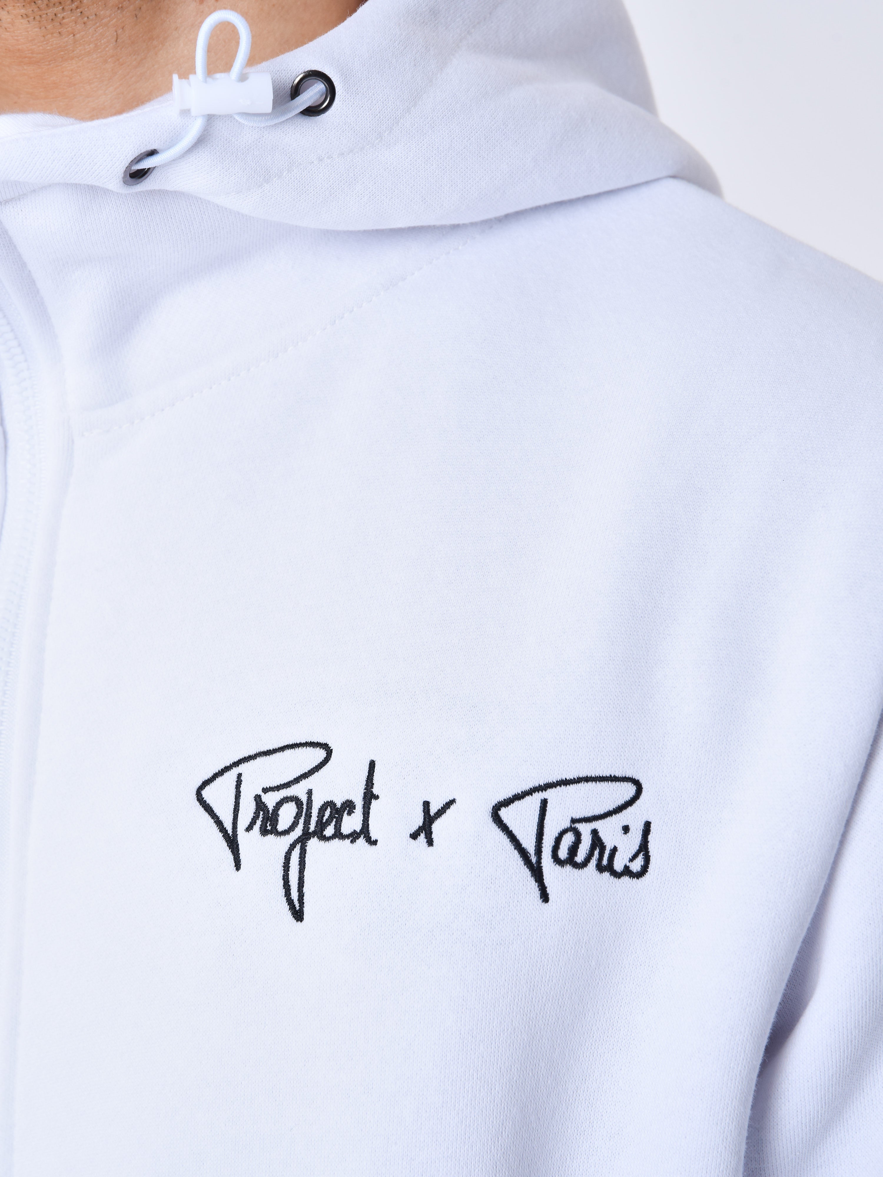 Sweat à Capuche zippé Bande élastique logotée-6
