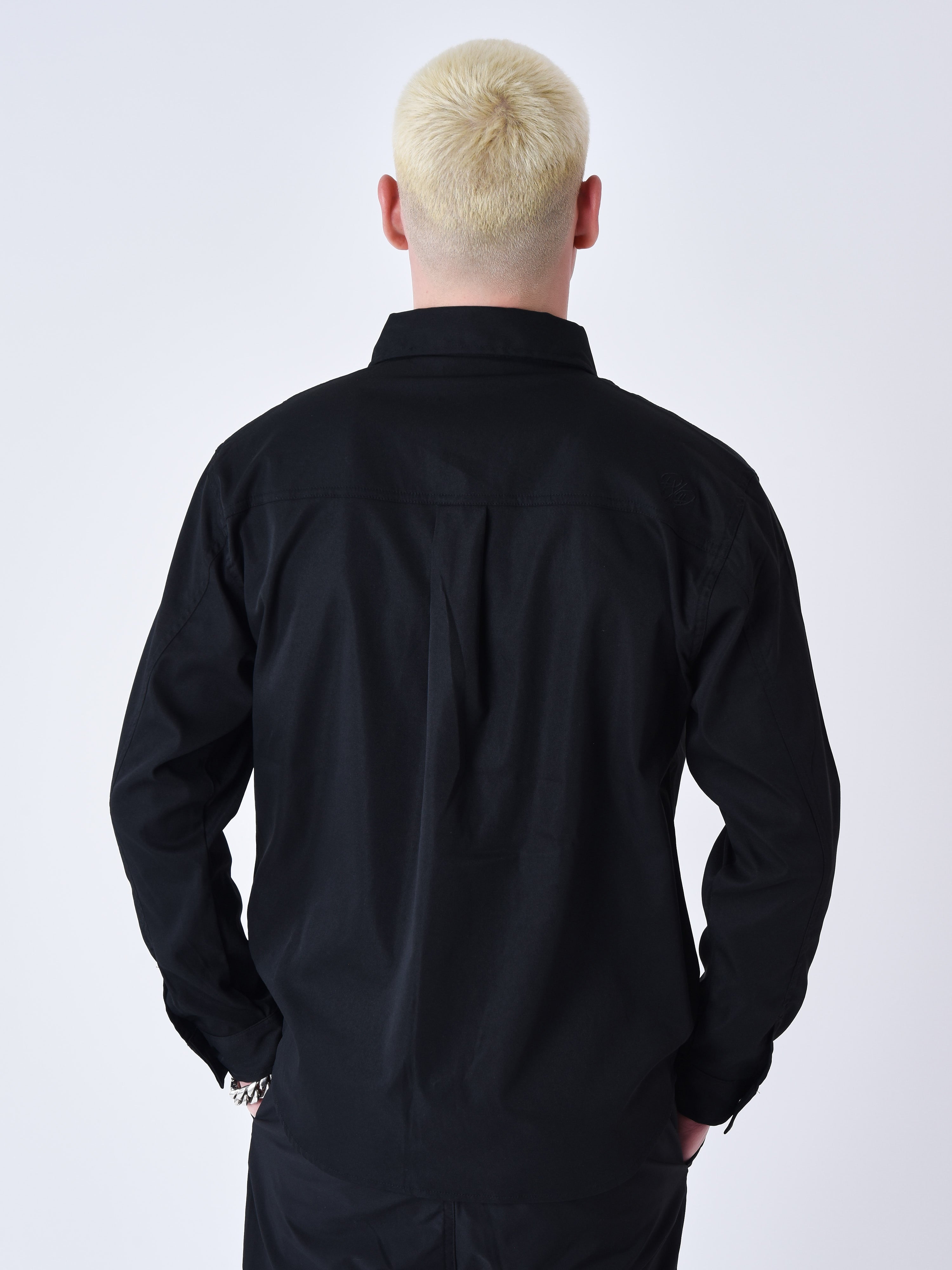 Basic overshirt with pockets-2