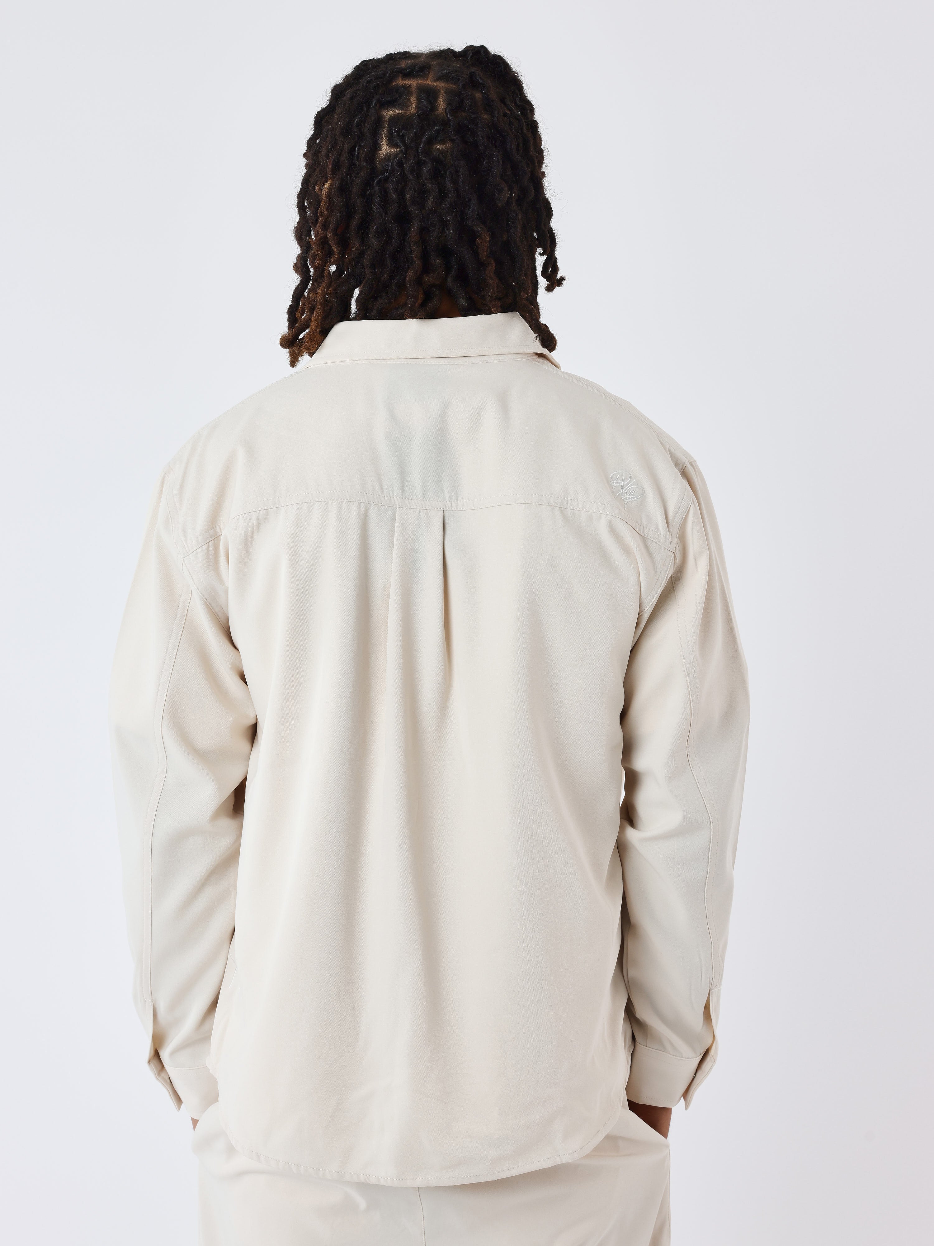 Basic overshirt with pockets-2