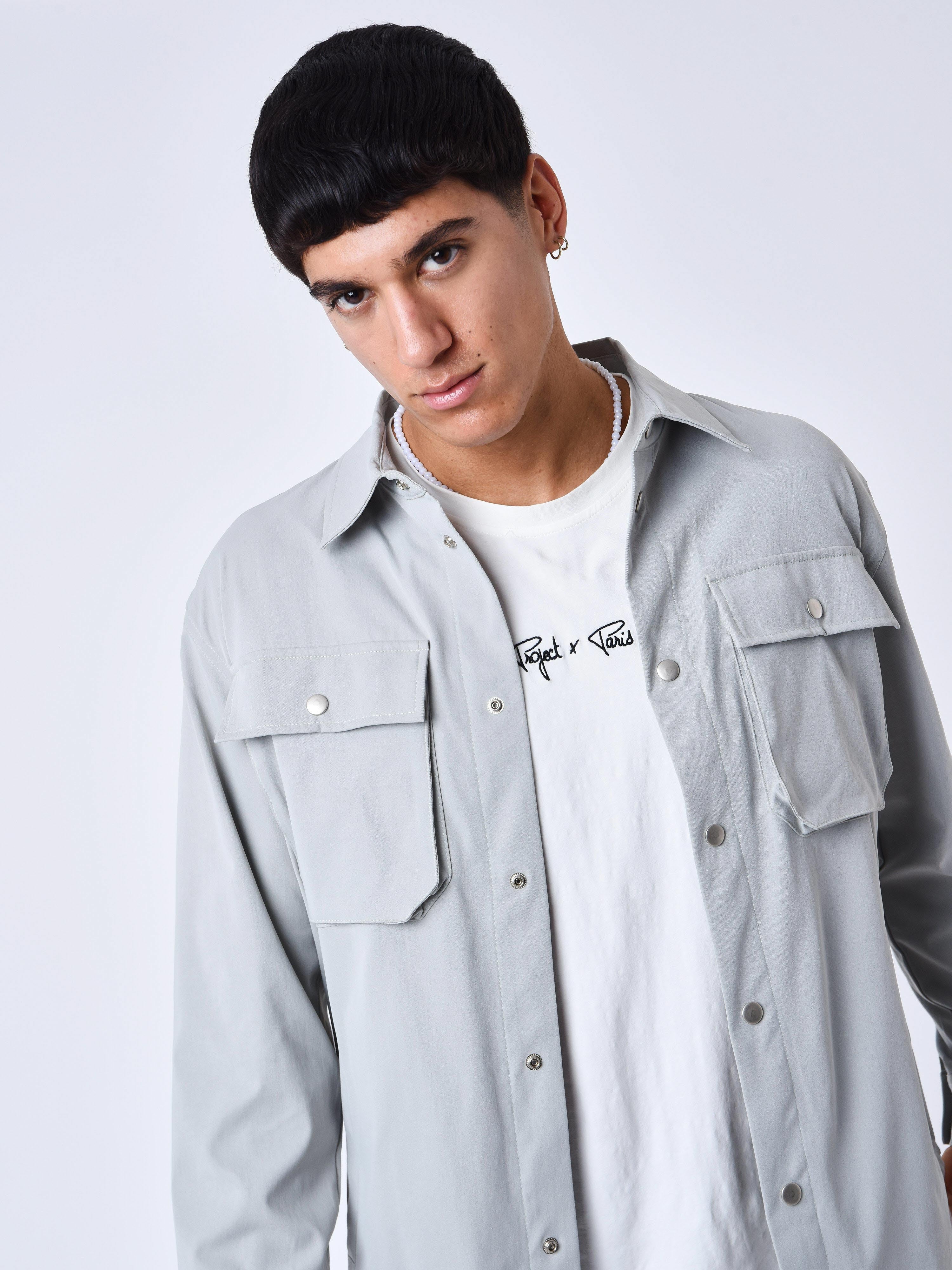 Sobrecamisa básica con bolsillos-4